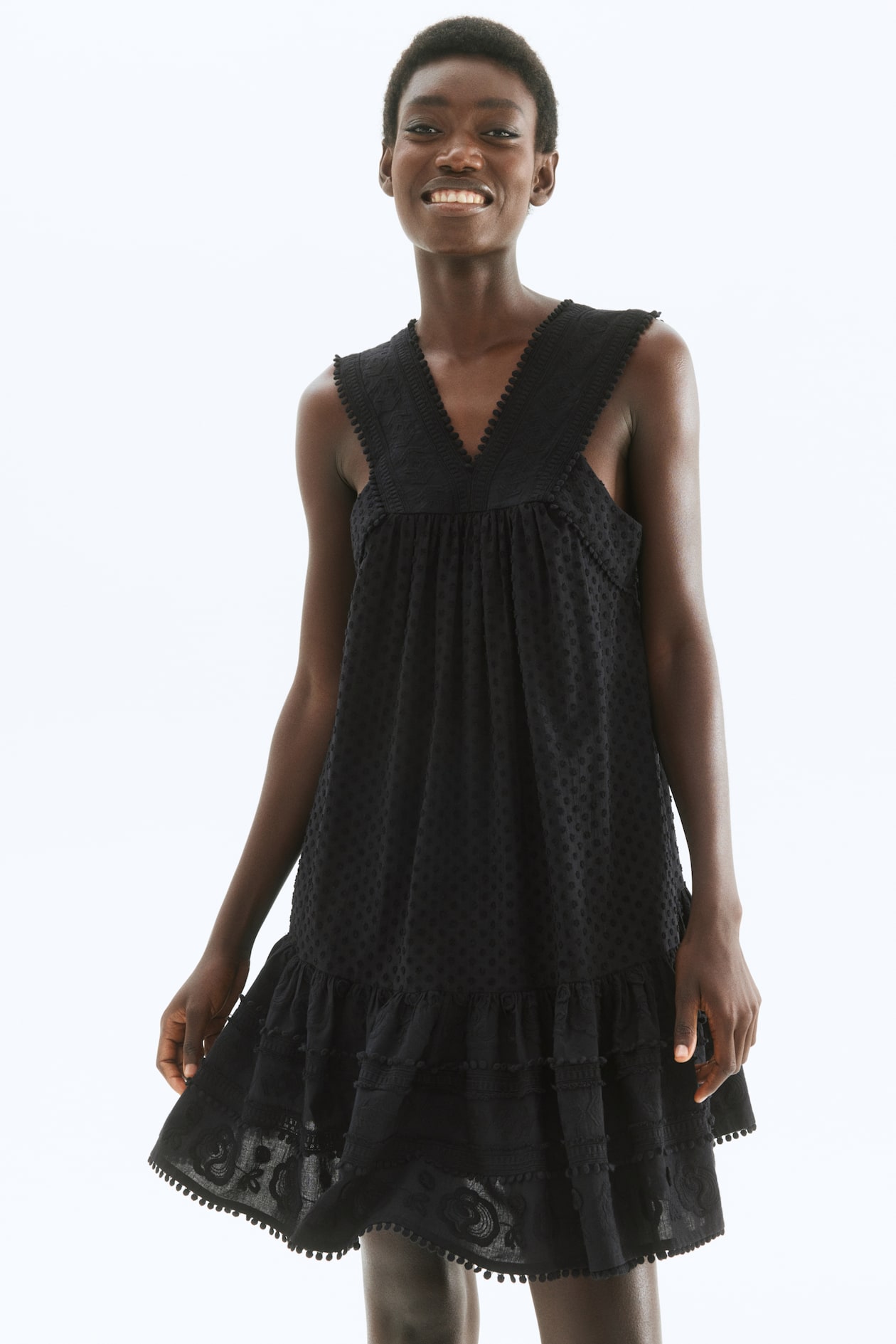 Embroidered Cotton Dress