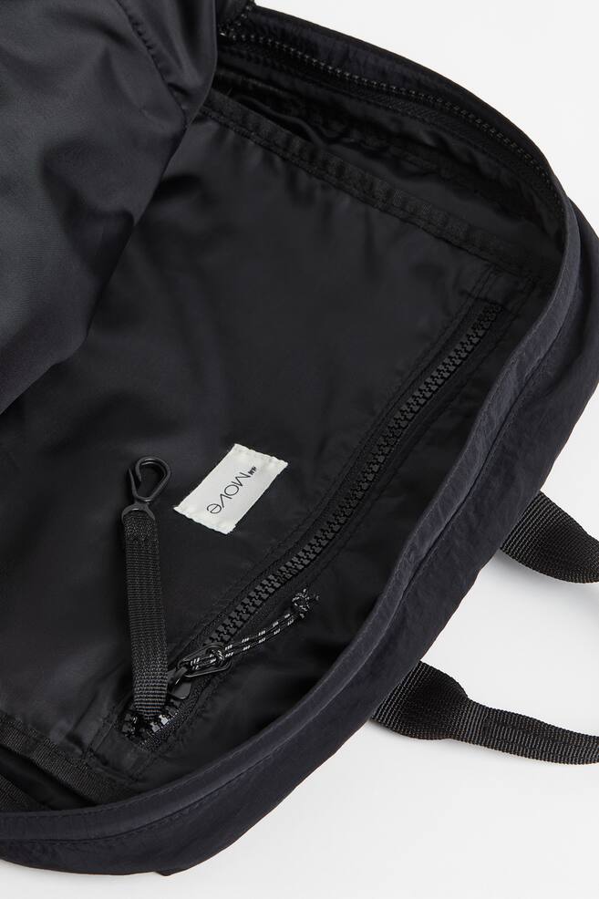 Packable outdoor backpack - Black/Dark green - 4