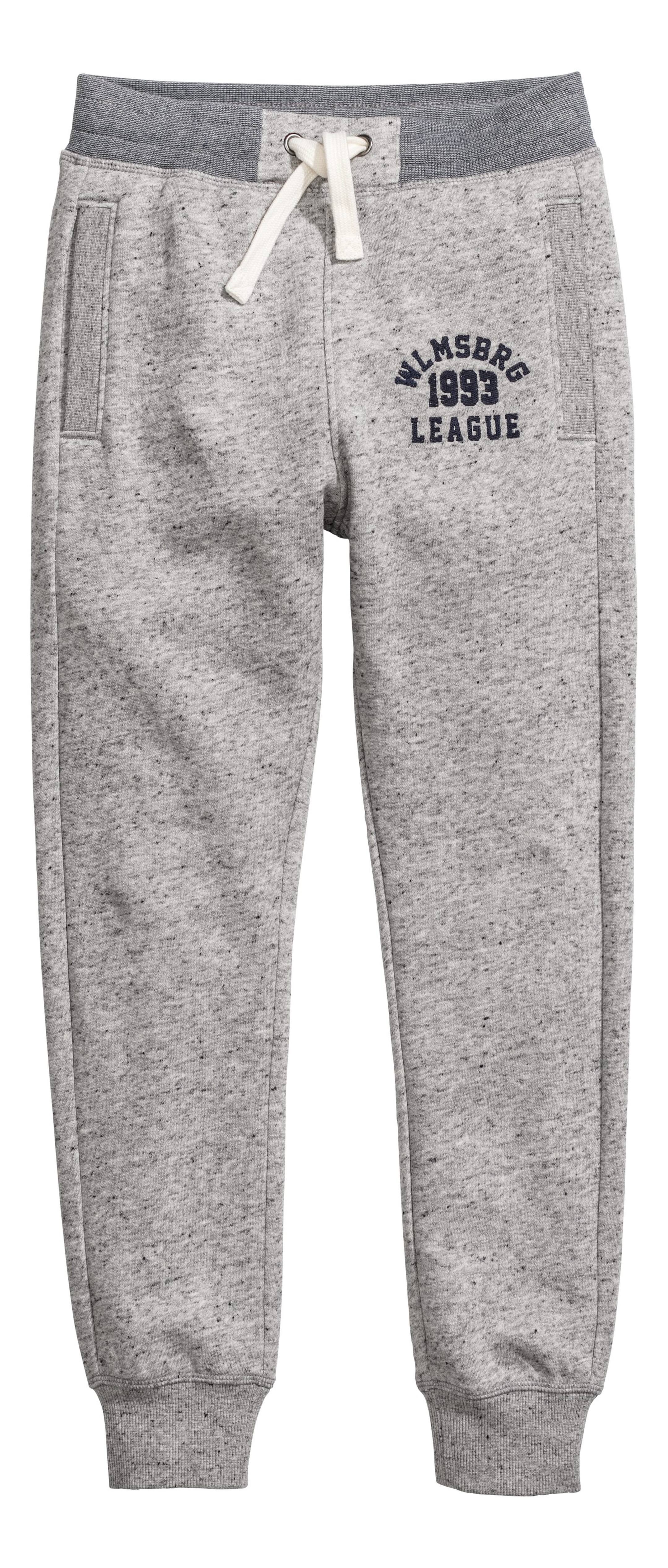 Näytä suurempi kuva: Joggersit - Vaalea harmaameleerattu - Kids | H&M FI 1