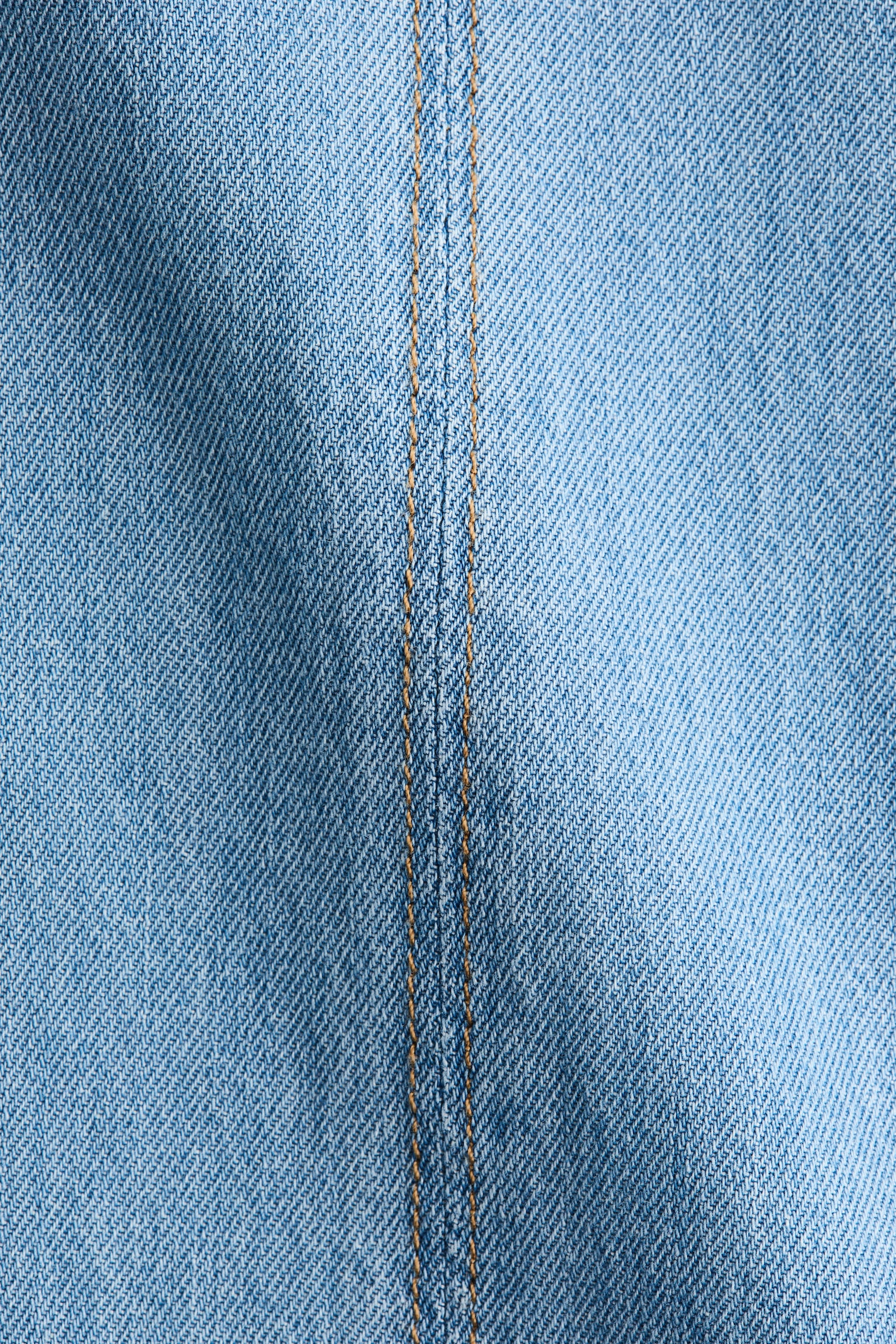 Sleeveless denim dress - Light denim blue - 5