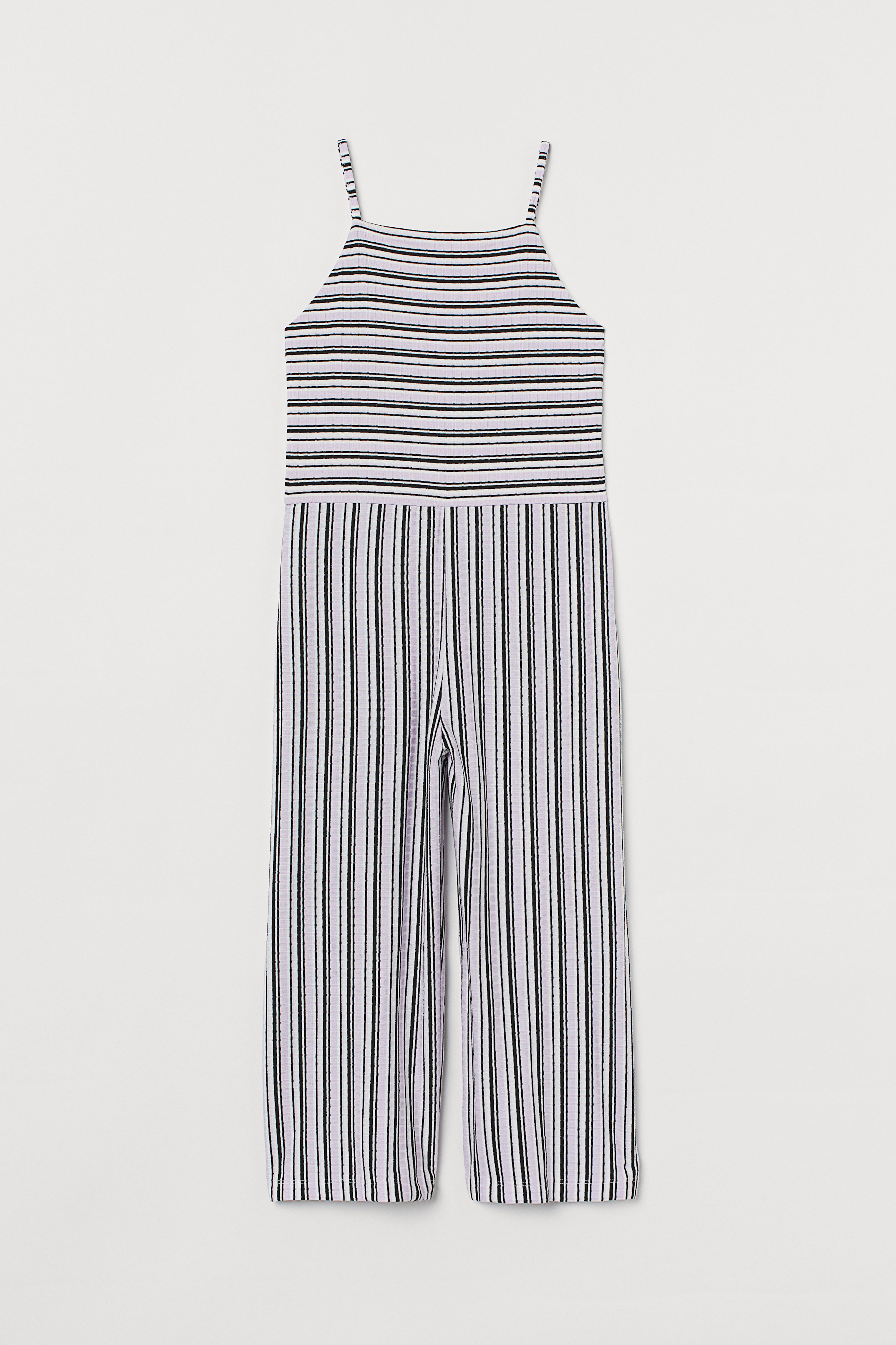 H&m jumpsuit striped hotsell