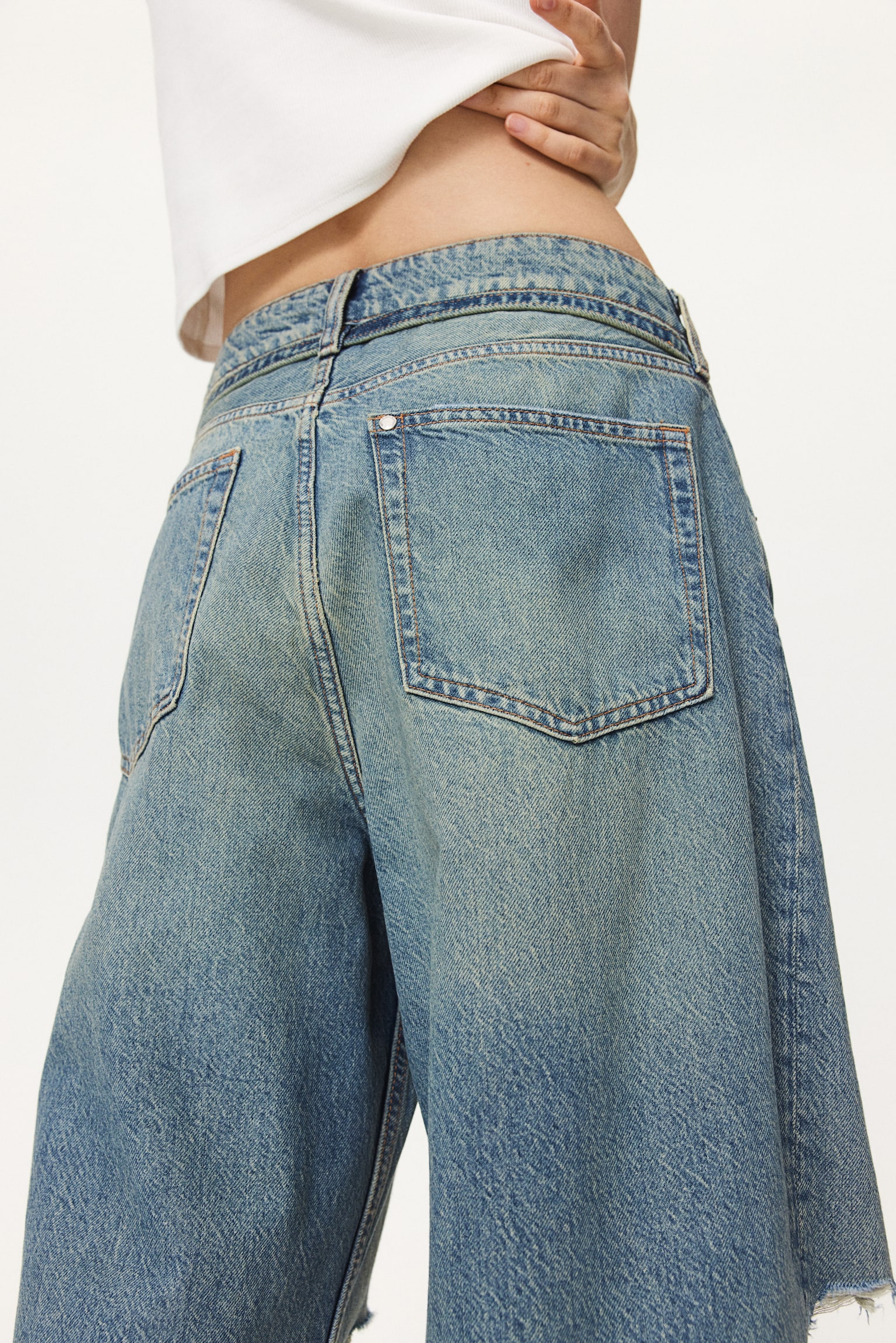 Super Baggy Low Jeans - Light denim blue/Black/Light denim blue/Dark grey/Denim blue/White/Light denim blue - 3