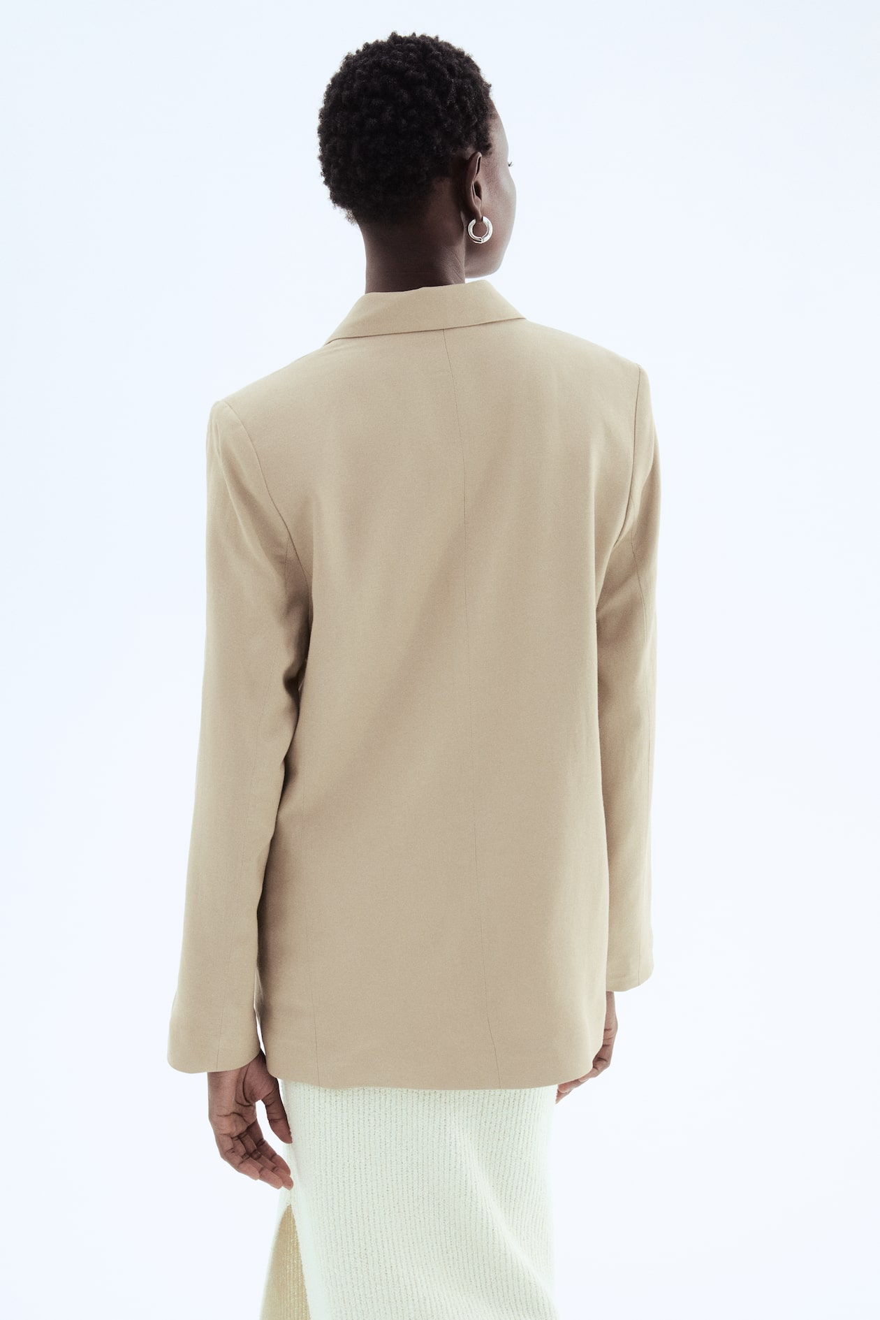 Linen-Blend Blazer - image 3