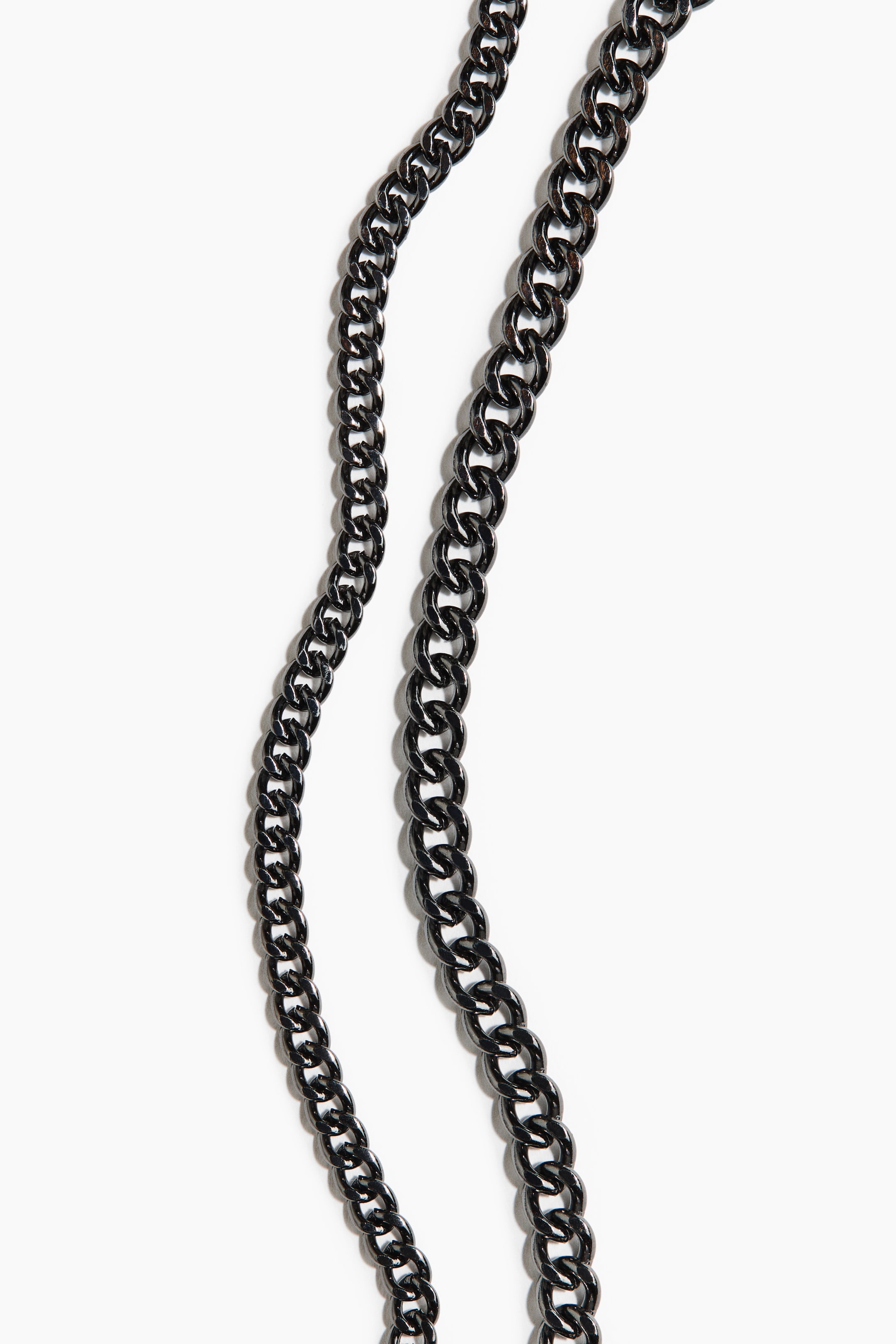 Προβολή μεγαλύτερης εικόνας: Σετ με 2 κολιέ - Μαύρο - Men | H&M GR 2