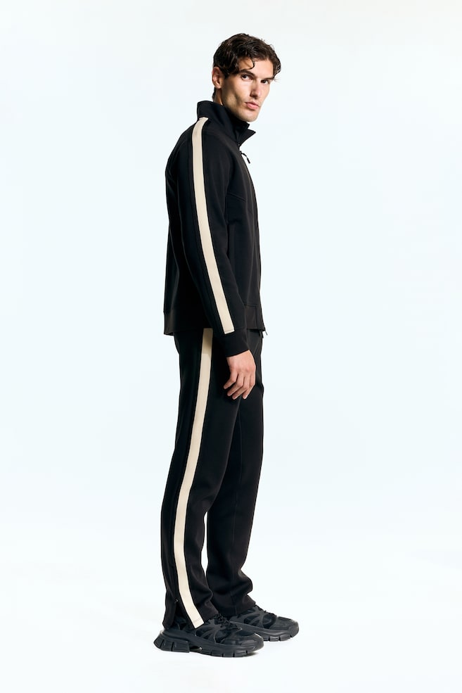 Regular Fit Track pants with DryMove™ - Black/Navy Blue/Cream/Light burgundy - 2