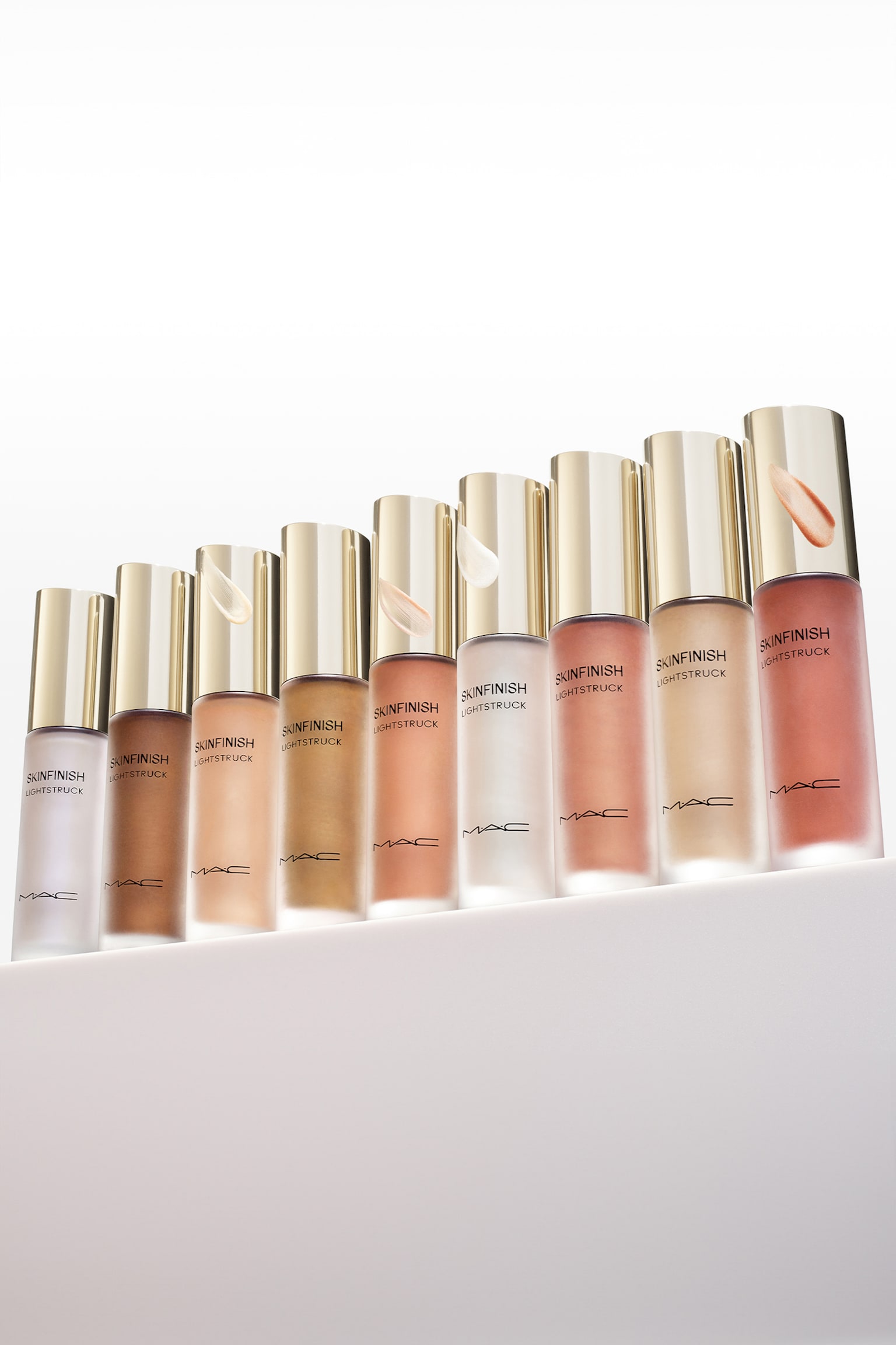 Skinfinish Lightstruck Liquid Highlighter - Space Slippers/Extra Ordinary/Lilac Haze/Cherry Chrome/Double-gleam/Glacial/Bubbled Over/Bronze Glaze/Lightscapade - 3