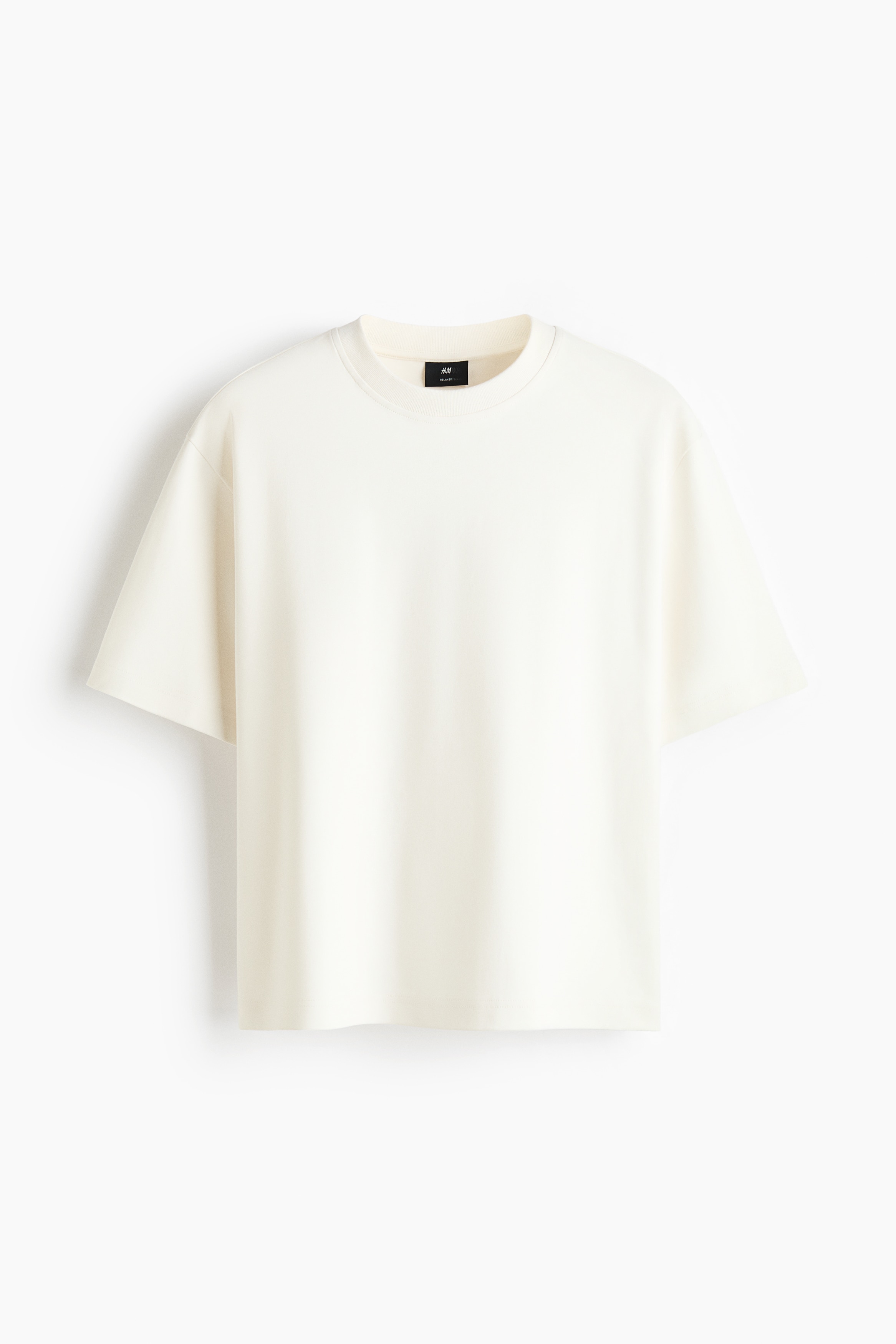 リラックスフィット インターロックTシャツ - クリーム/ブラック/グレーメランジ/プラムパープル