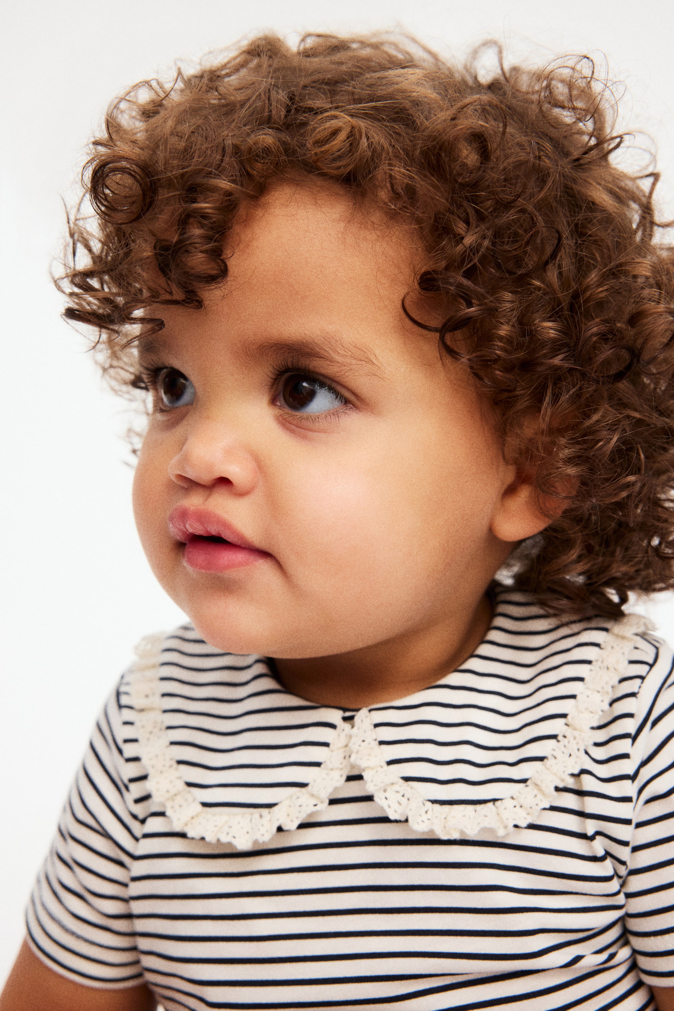 Lot de 2 hauts en coton avec col