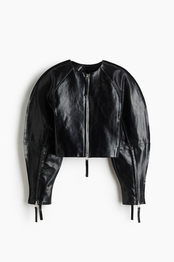 H&M KW Leather Jacket