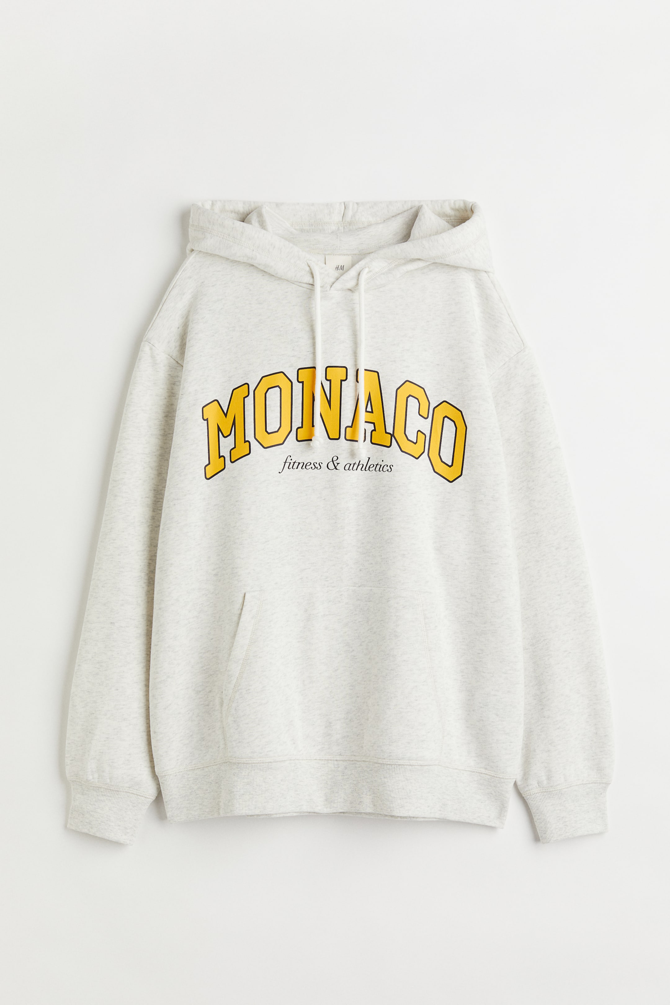View larger image: Printed hoodie - Light grey marl/Monaco - Ladies | H&M IN 1