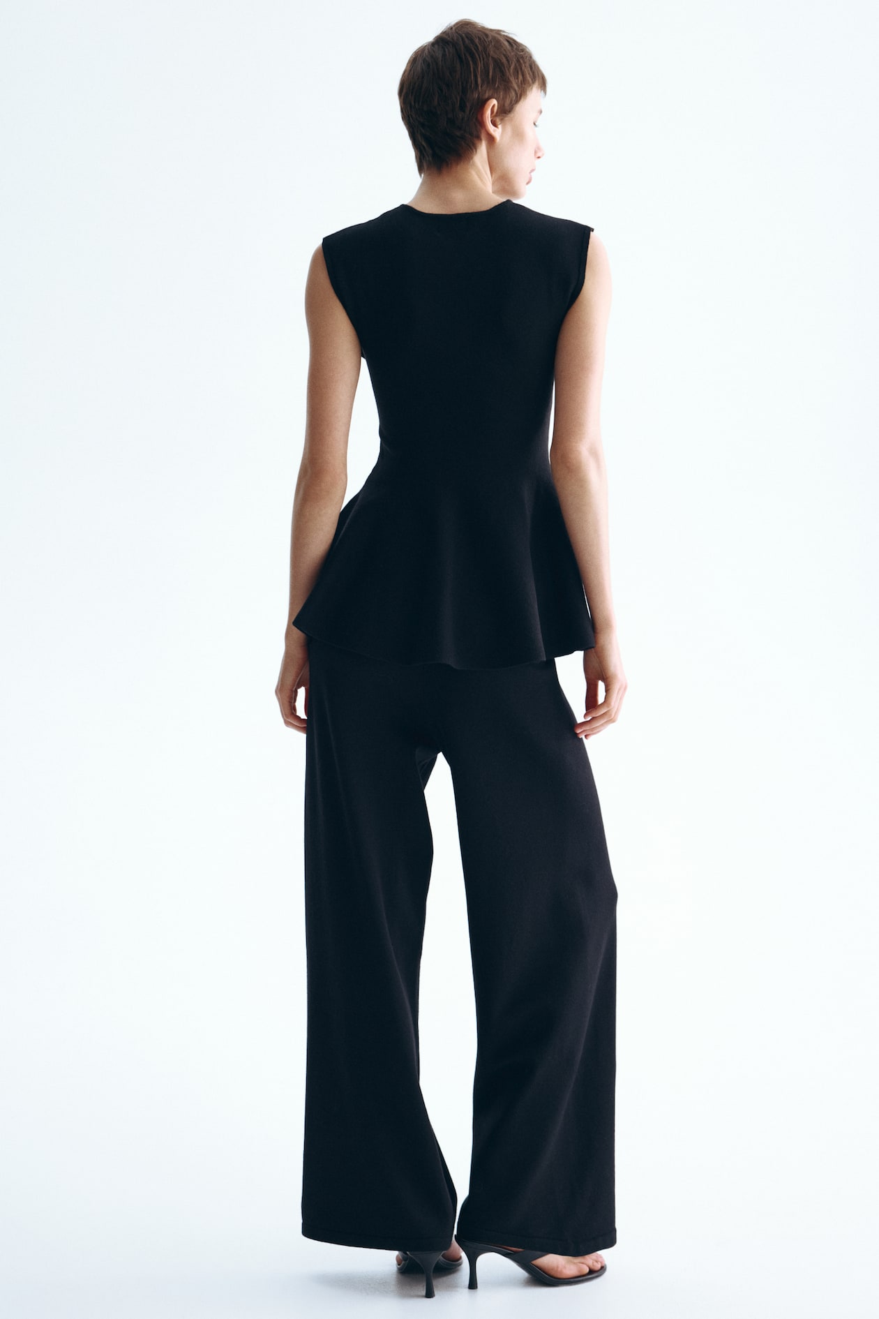 Wide-Leg Knit Pants - image 2