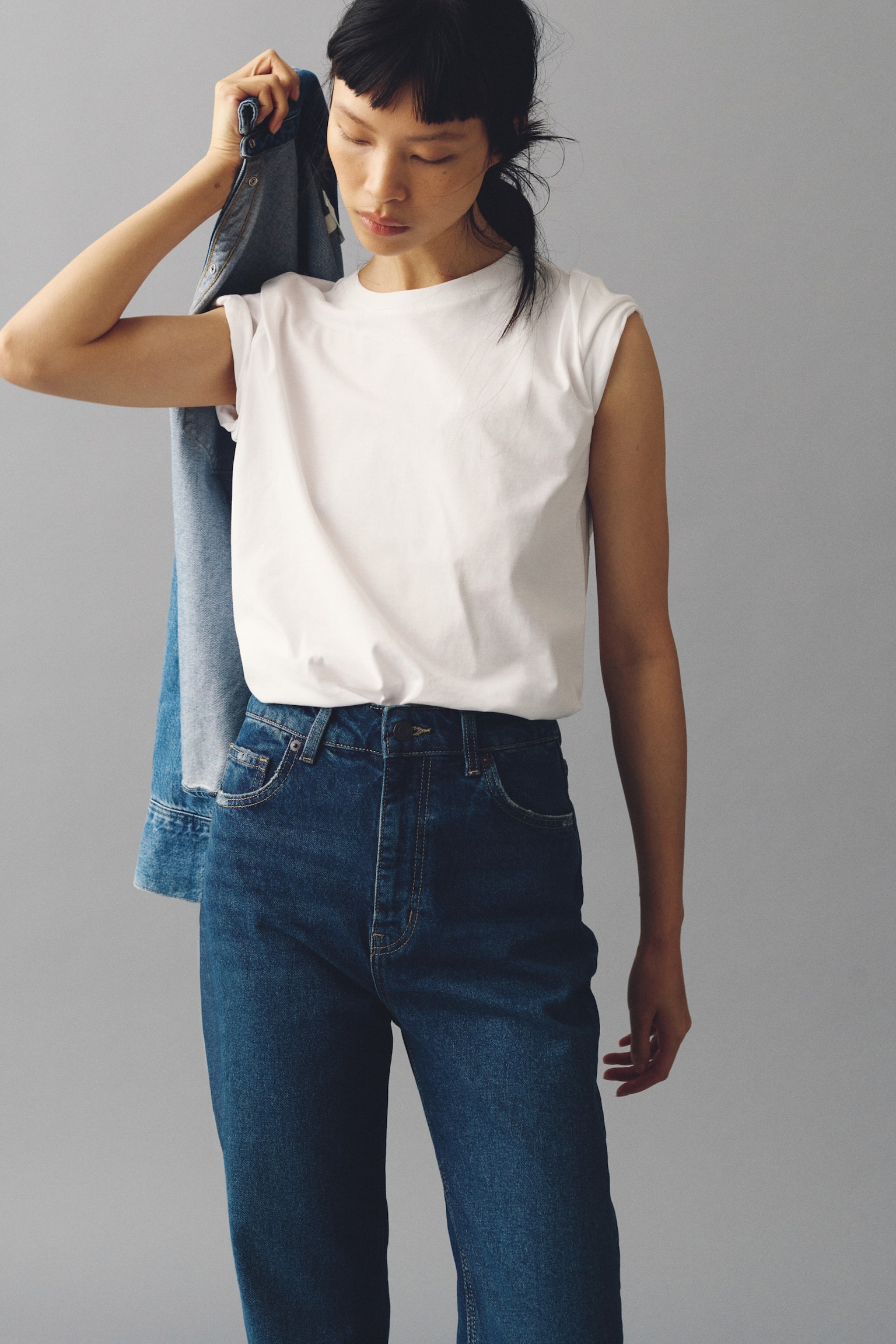 Mom Slim Fit High Waist Ankle Jeans - Denimblau/Dunkles Denimgrau/Denimblau/Dunkles Denimblau/Schwarz/Dunkles Denimblau/Dark denim blue/Denimblau/Helles Denimblau - 7