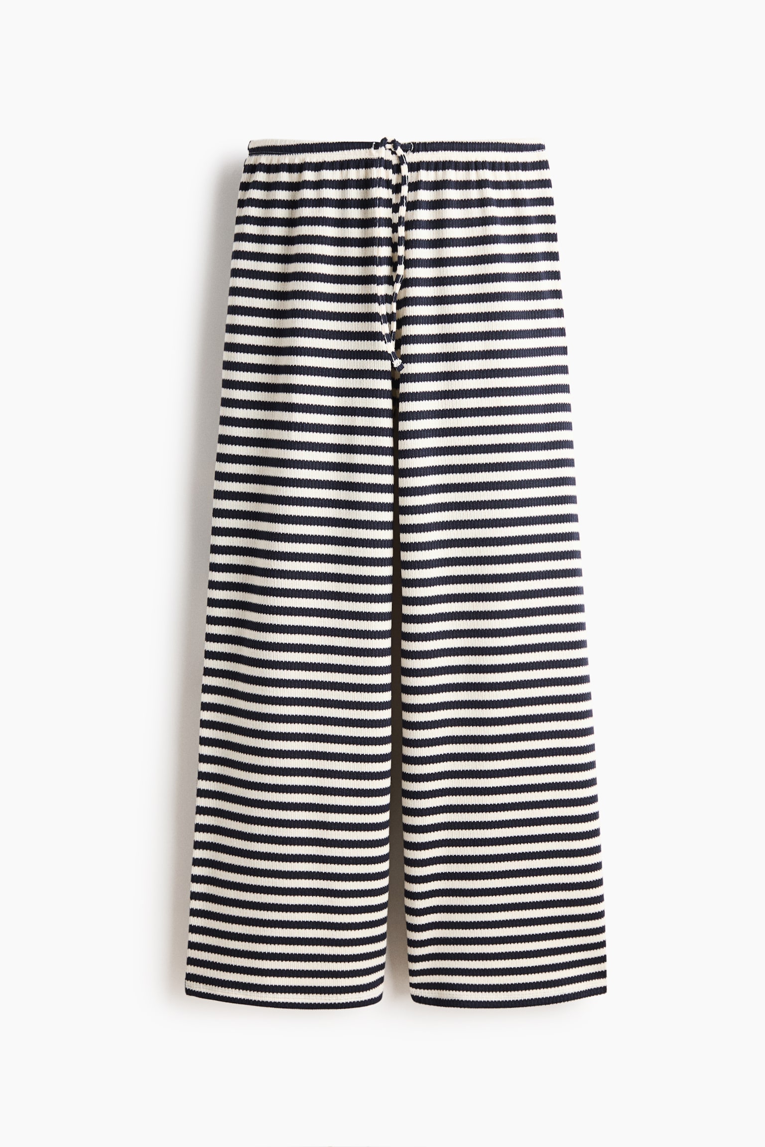 В’язані штани - Білий/темно-сині смужки/Білі/темно-червоні смужки - 1