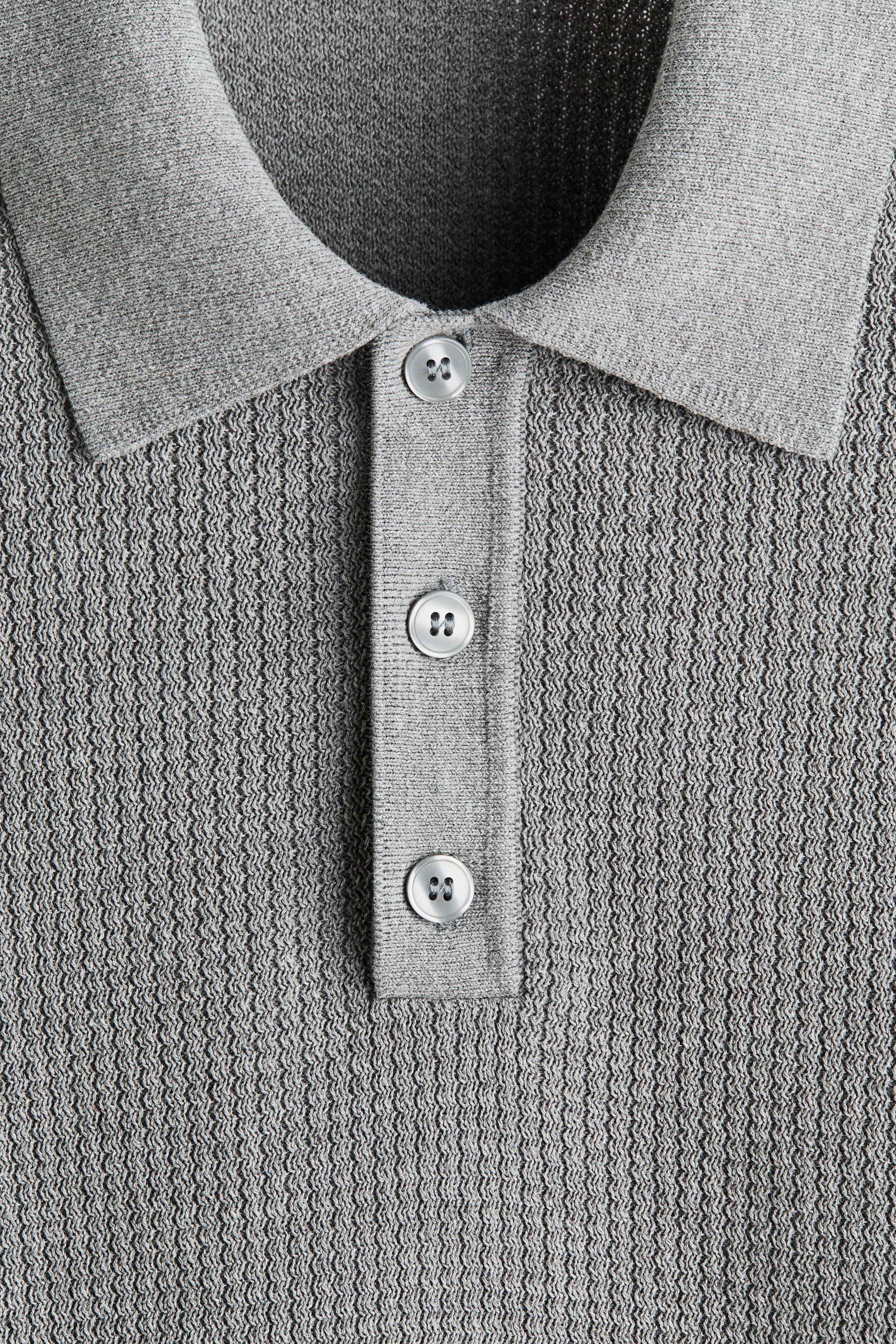 Regular-Fit Knit Polo Shirt
