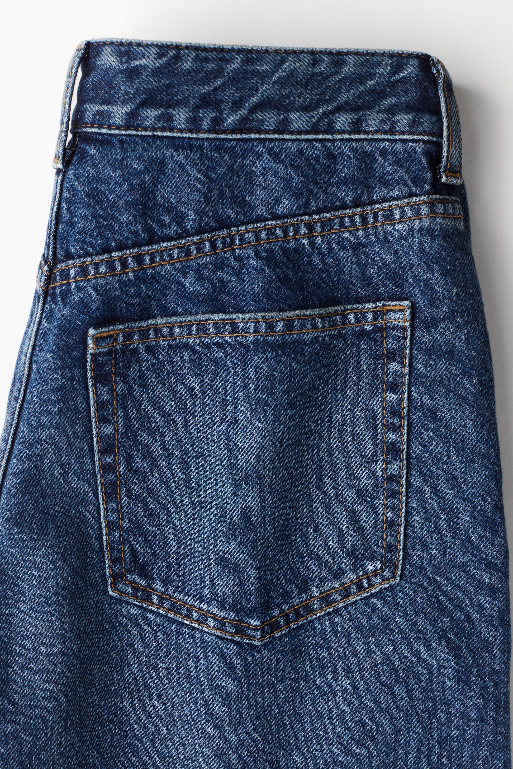 Wide jeans - Dark denim blue - Ladies | H&M GB 7