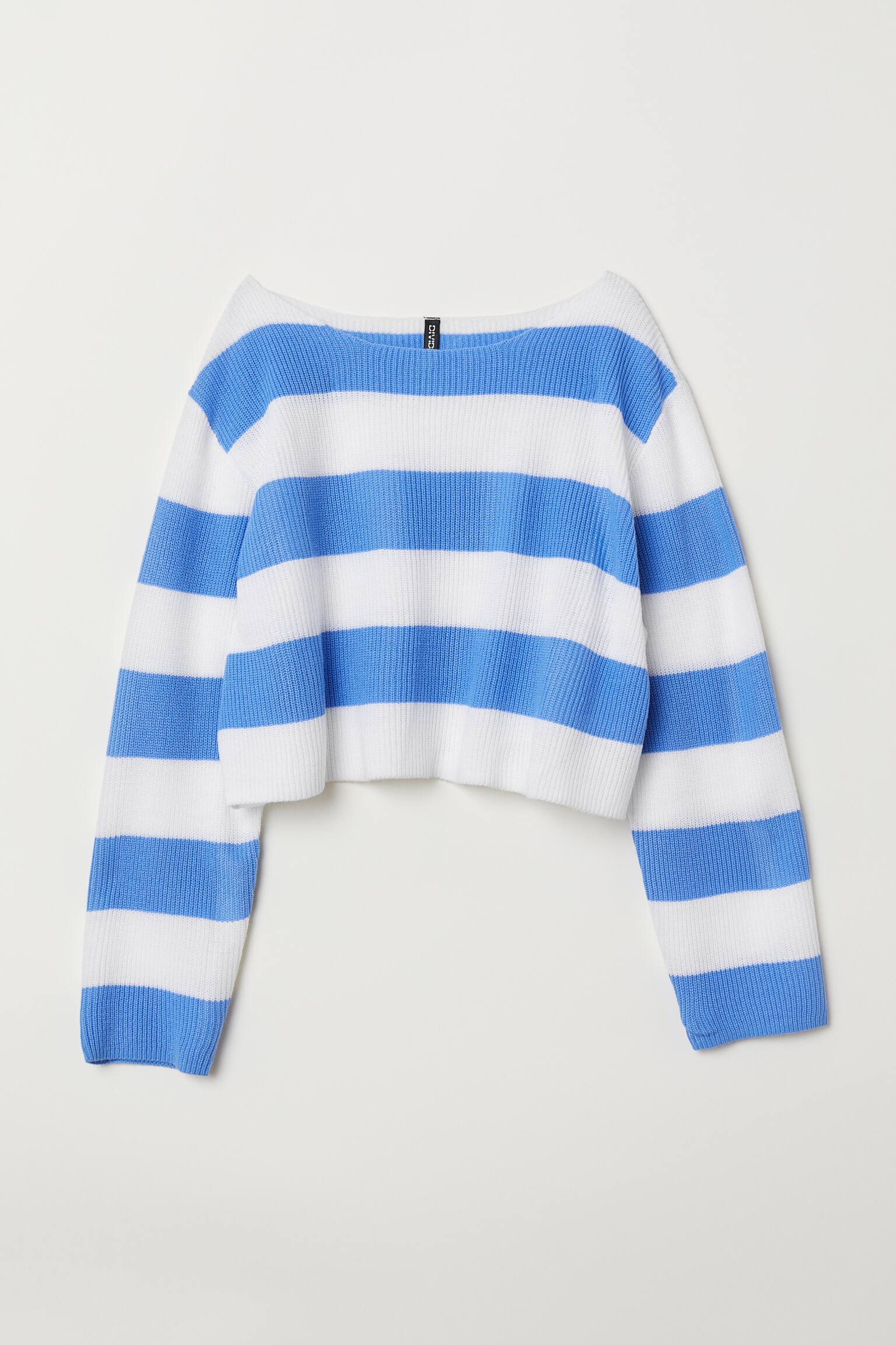 Pull J.Crew Rayé Bleu Et Blanc – Taille M, Tricot, Occasion Très Bon état