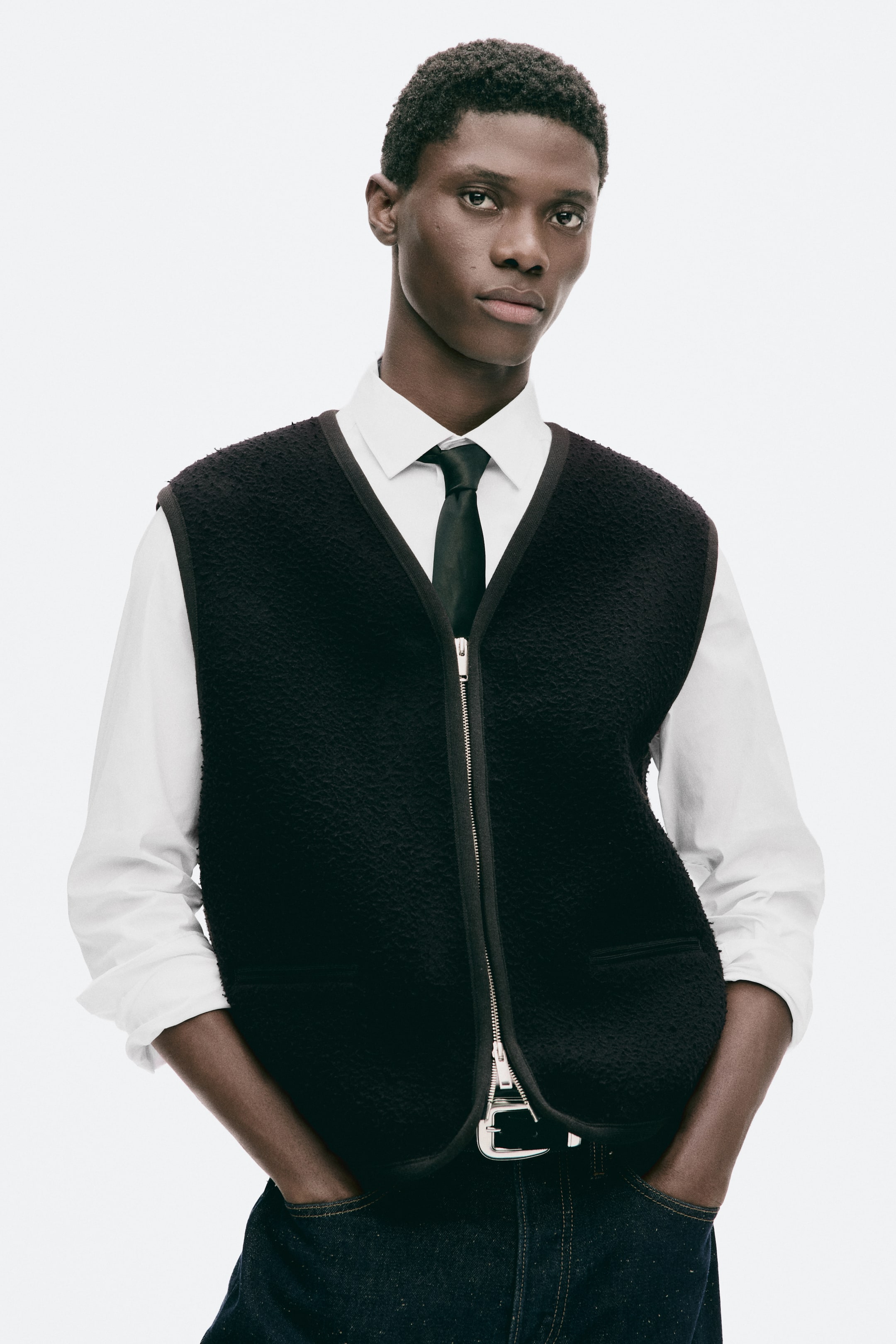 Мужские жилеты H&M Wool-blend Vest — фото 5