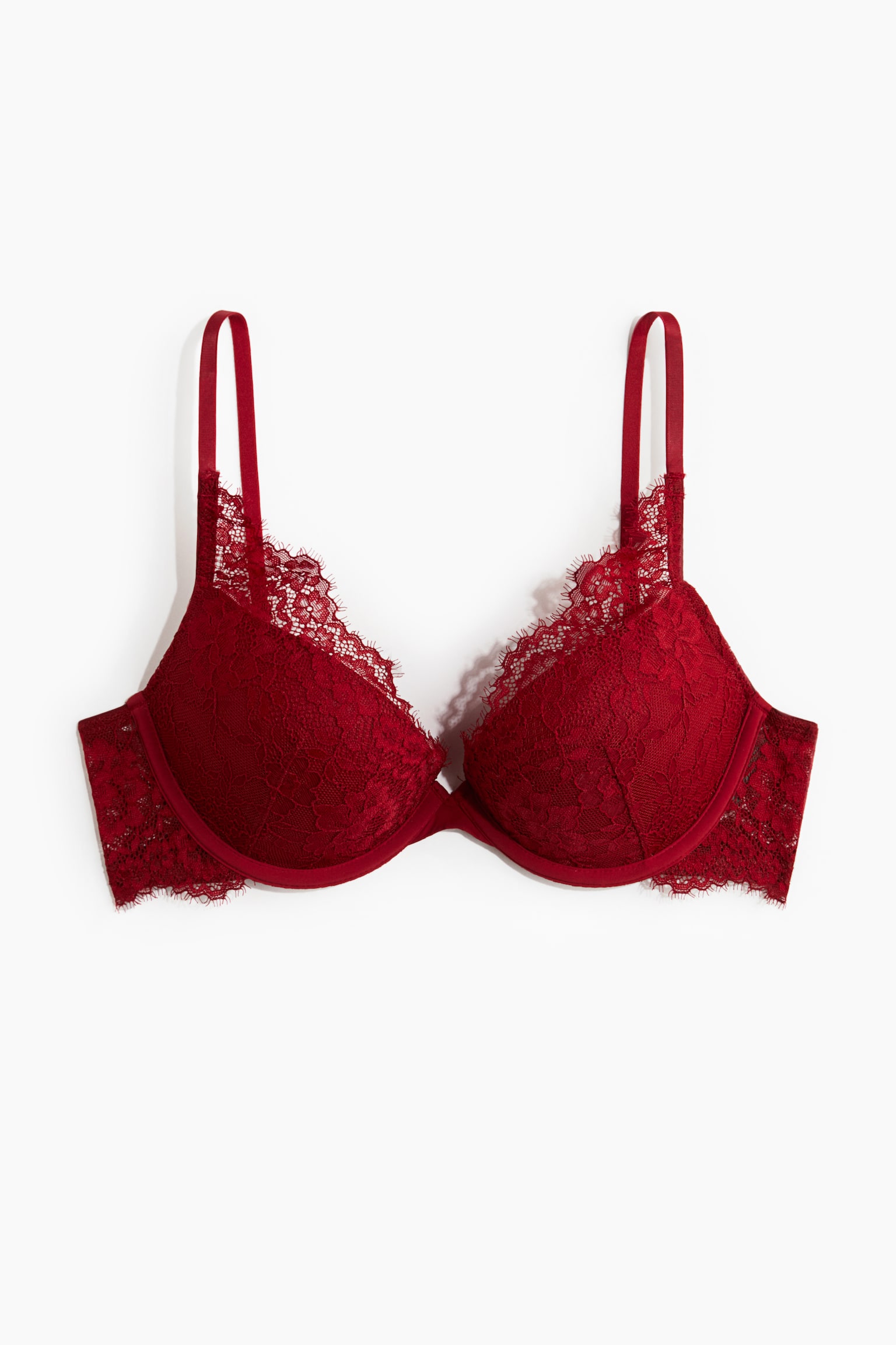 Lace super push-up bra - Dark red/White/Black/Navy blue/Dusty blue - 1