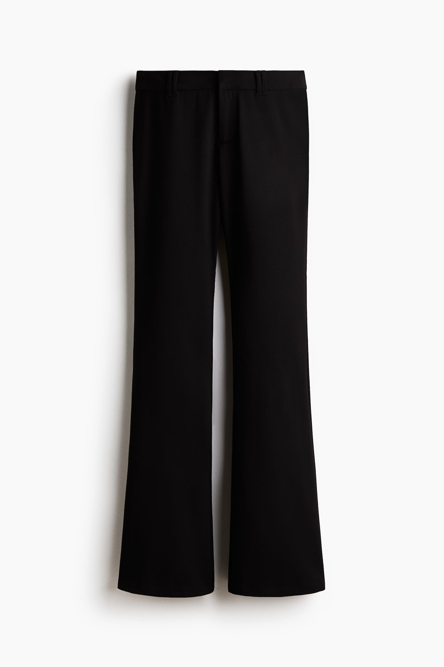 Женские брюки H&M Flared Dress Pants, цвет: Чёрный — фото 1