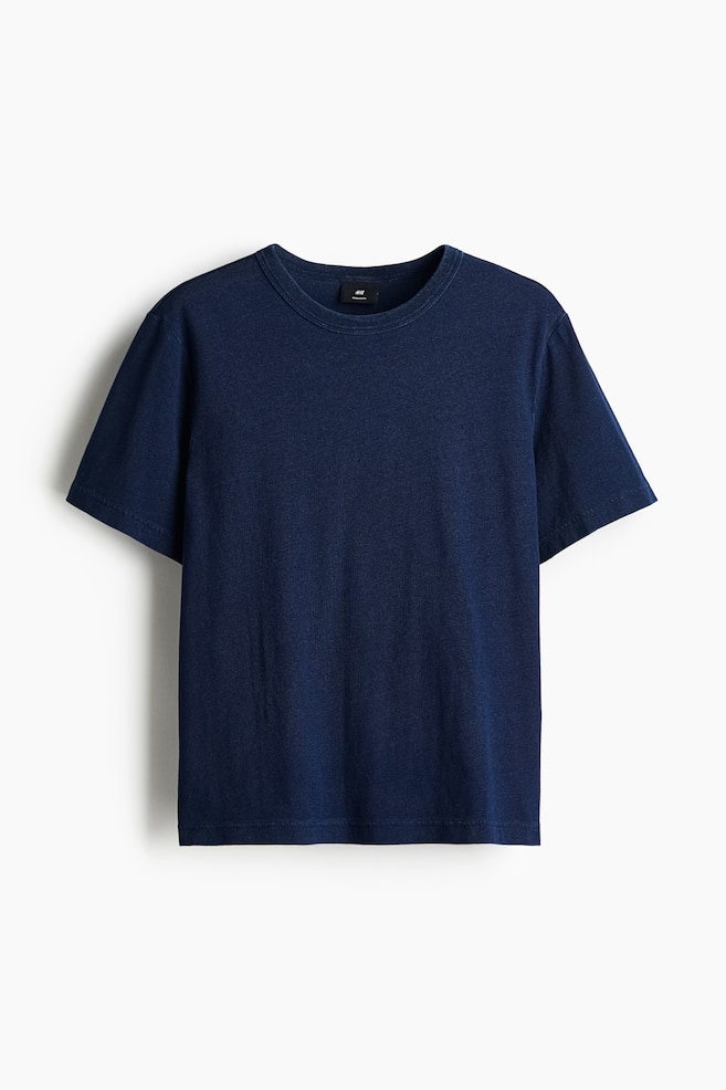 T-shirt coupe classique - Marine/Beige clair/Blanc - 1