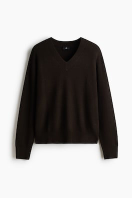 Ribbstickad tröja Relaxed Fit
