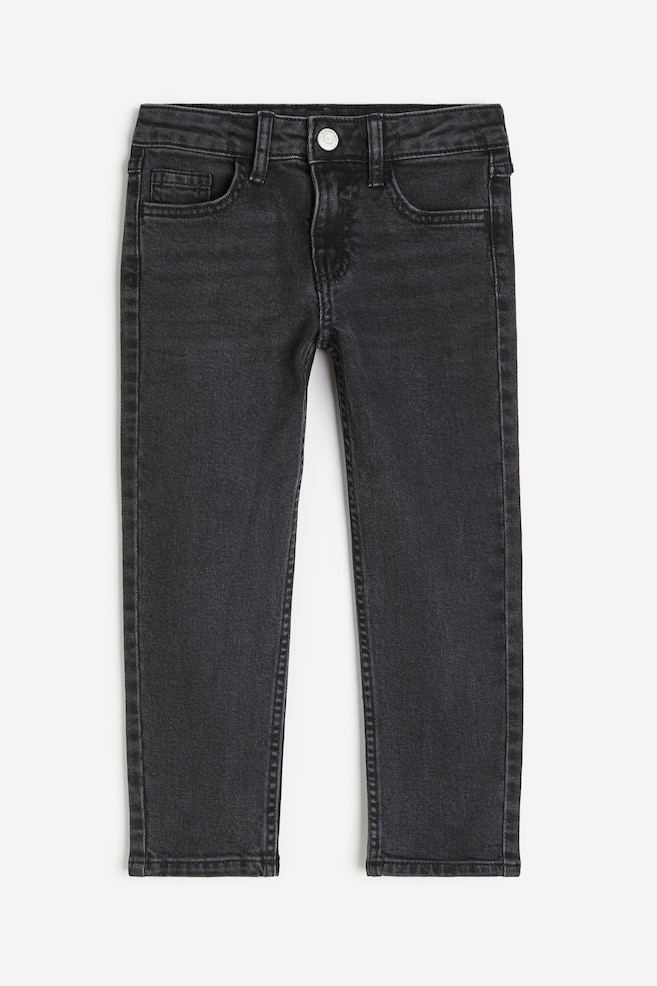 Relaxed Tapered Fit Jeans - Washed black/Light denim blue/Light denim blue/Washed denim blue - 1