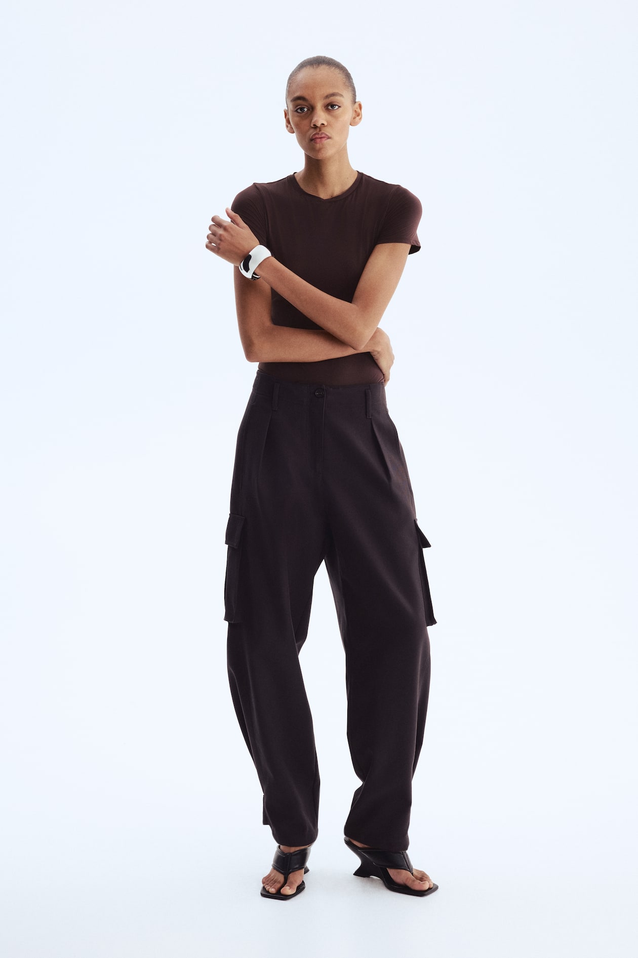 Short-Sleeved Microfiber Bodysuit - image 3
