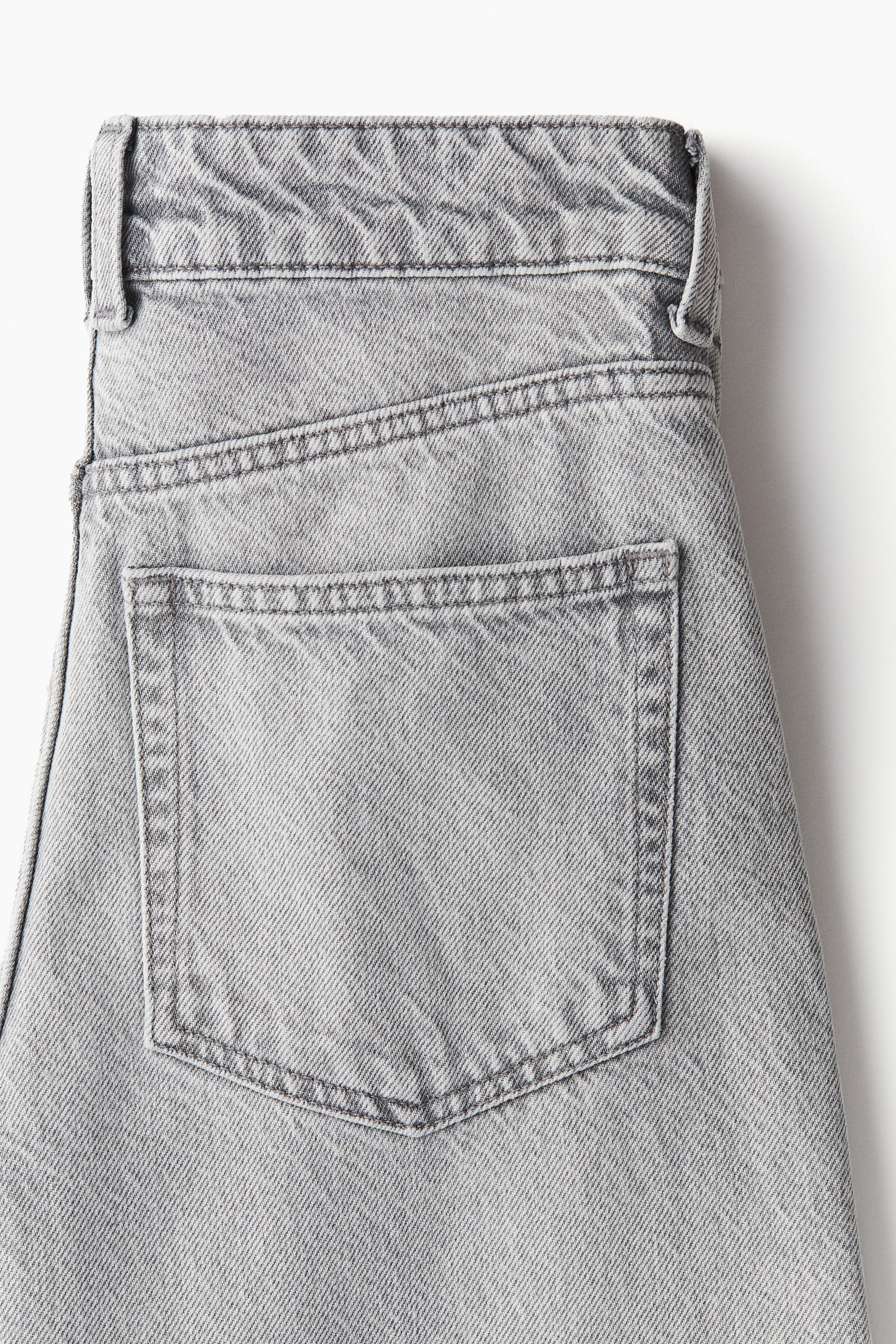 Wide jeans - Light denim grey - Ladies | H&M GB 5