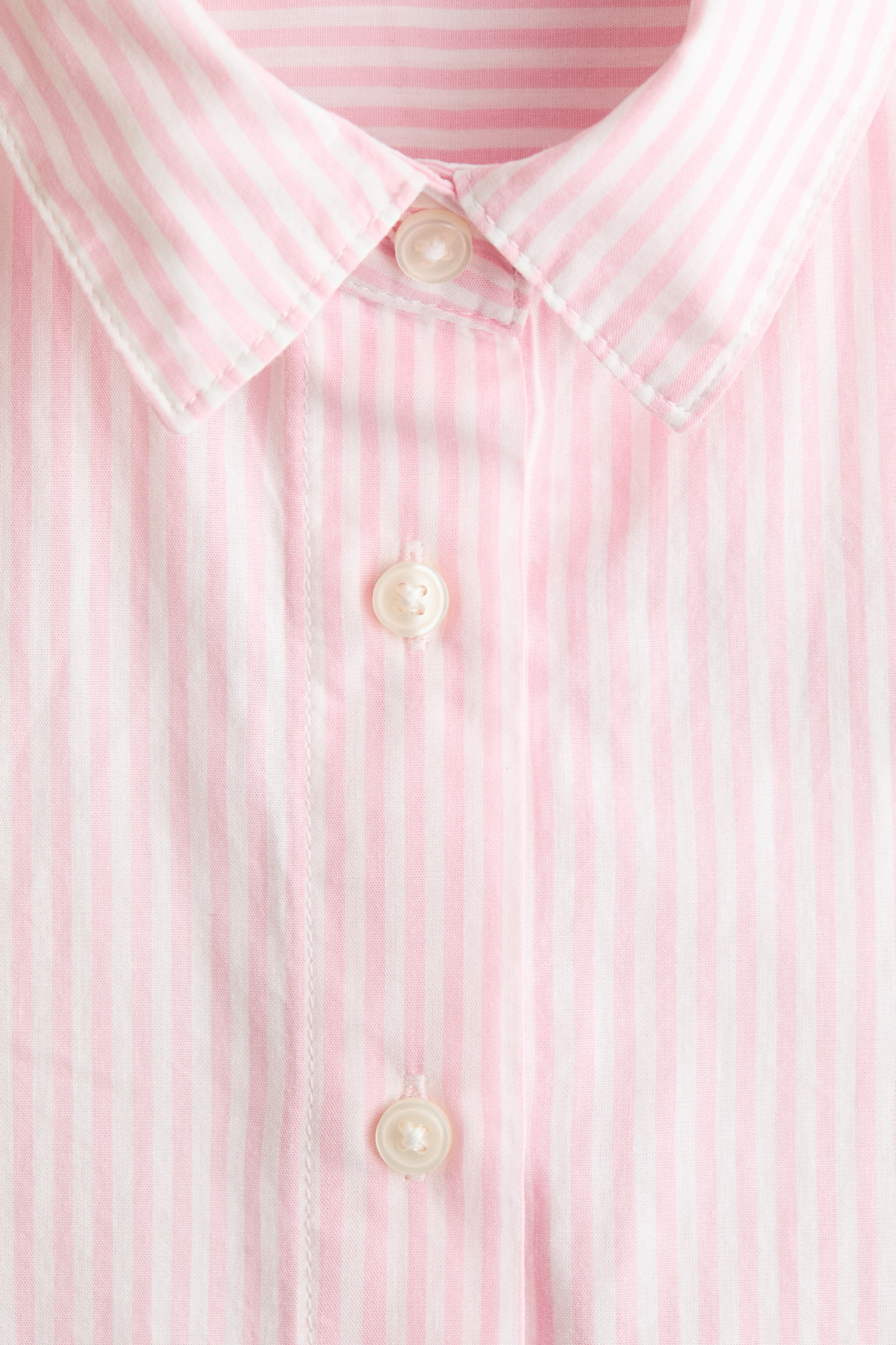 Camisa de popelina - Rosa claro/Franjas/Azul claro/Franjas - 2