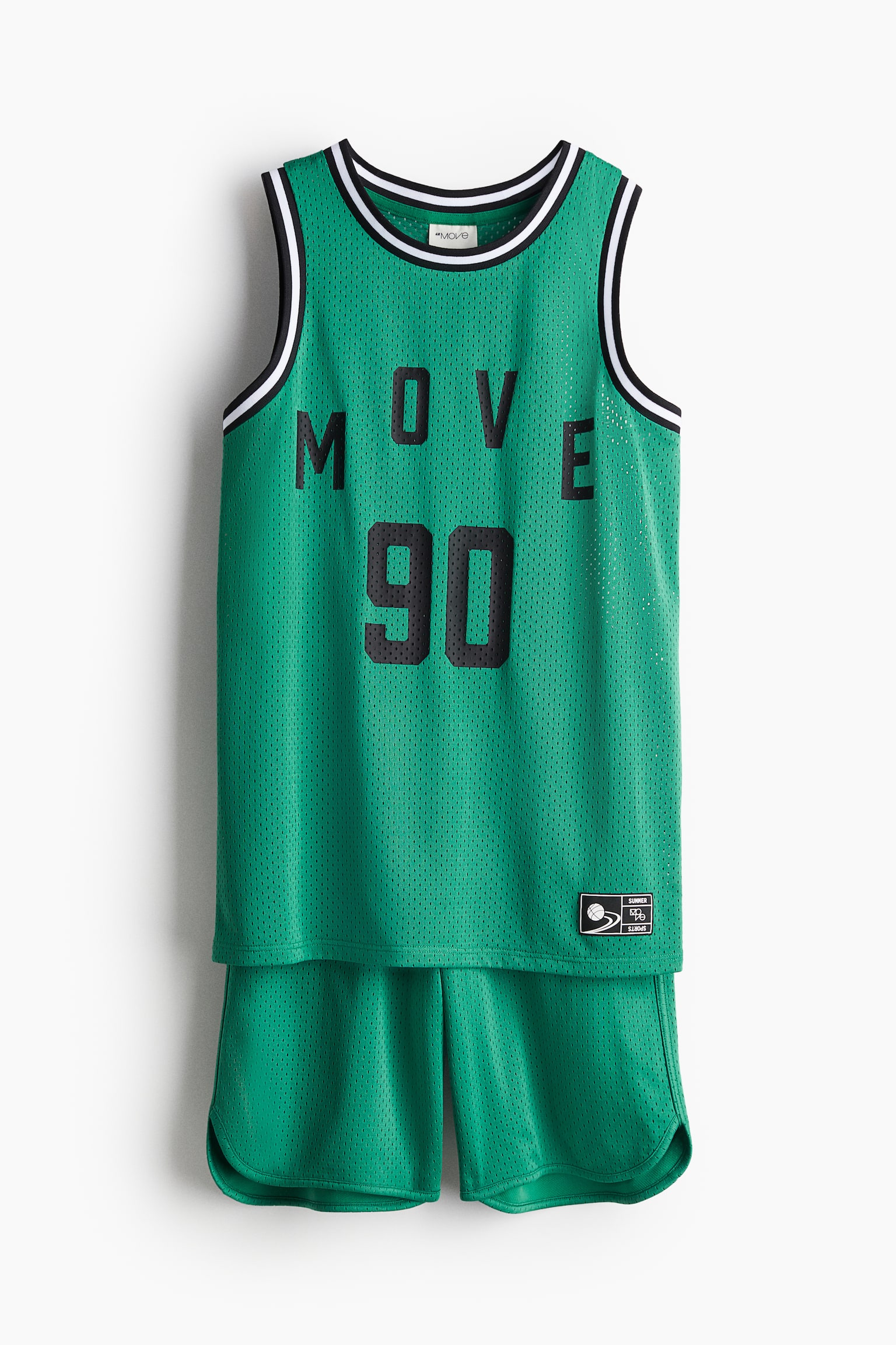 Basketball Tank & Shorts Set - Bright green/Move 90/Grey/Black - 1