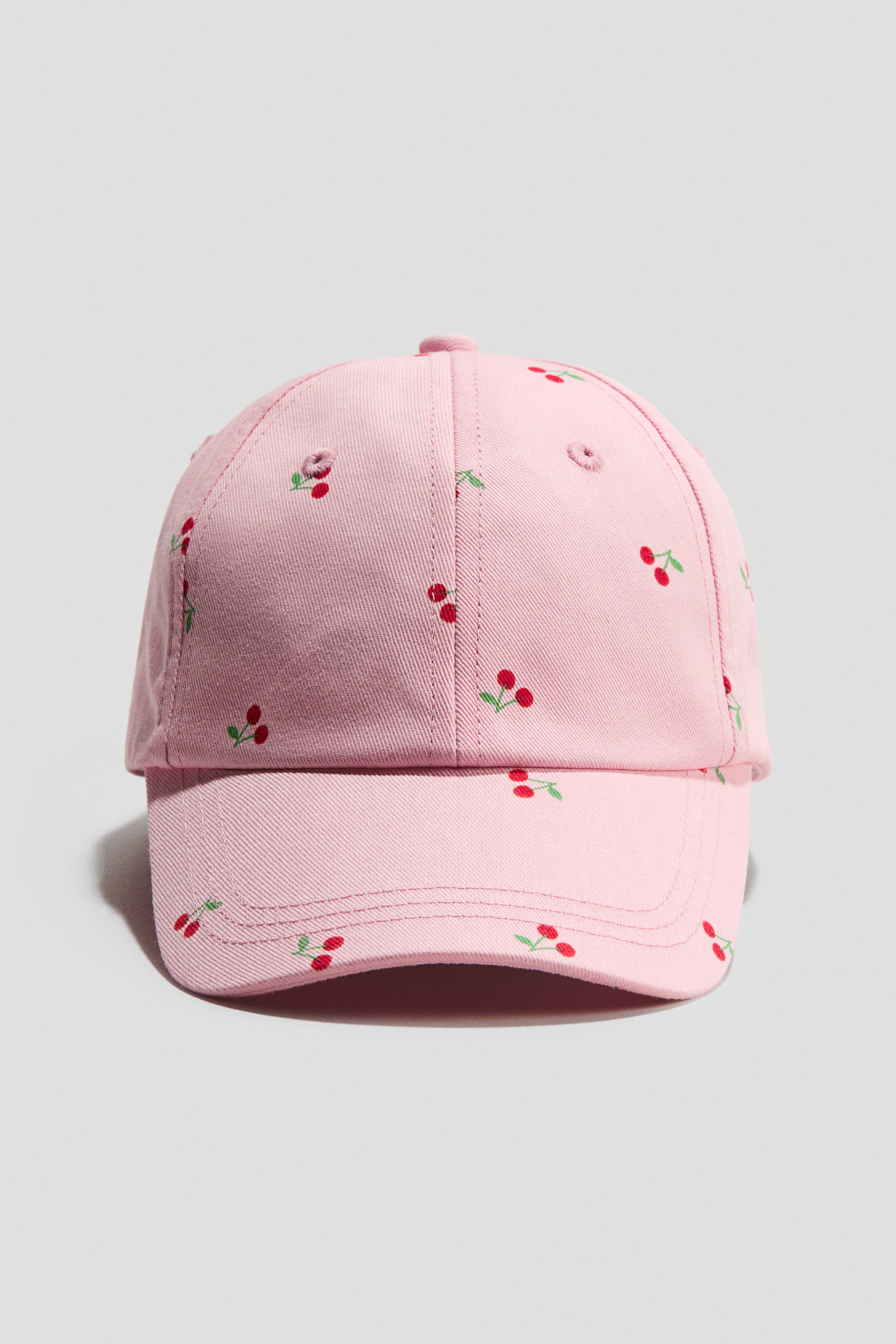Ver imagem maior: Boné em algodão com laço - Rosa/Cerejas - CRIANÇA | H&M PT 1