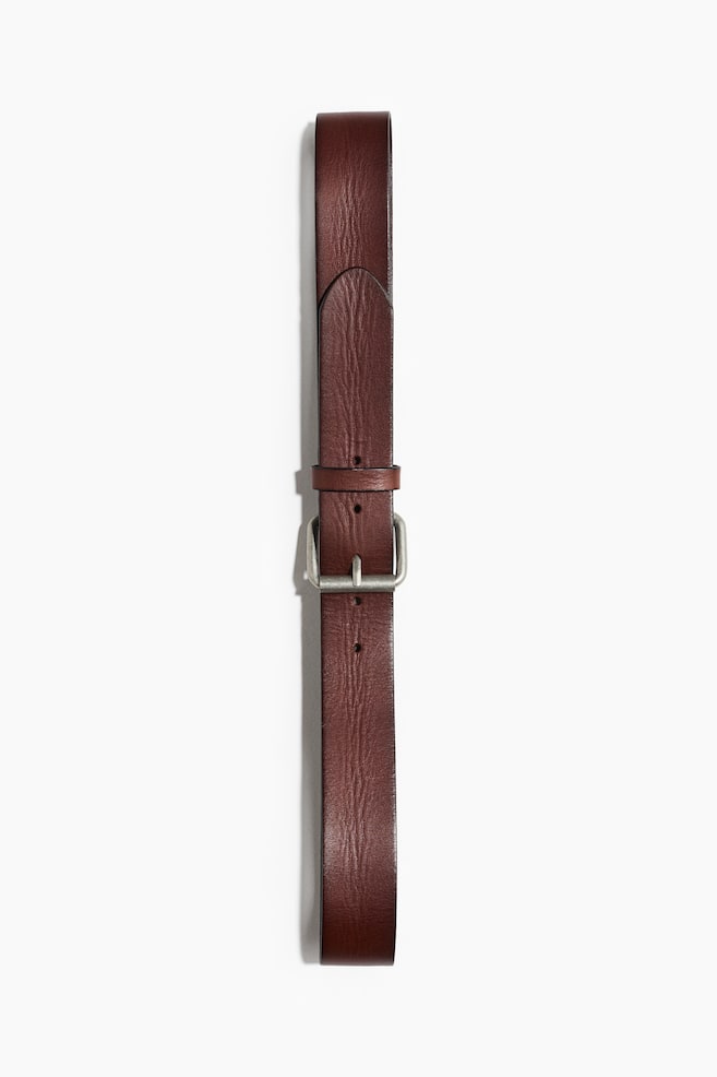 Leather Belt - Brown/Dark brown/Black - 1
