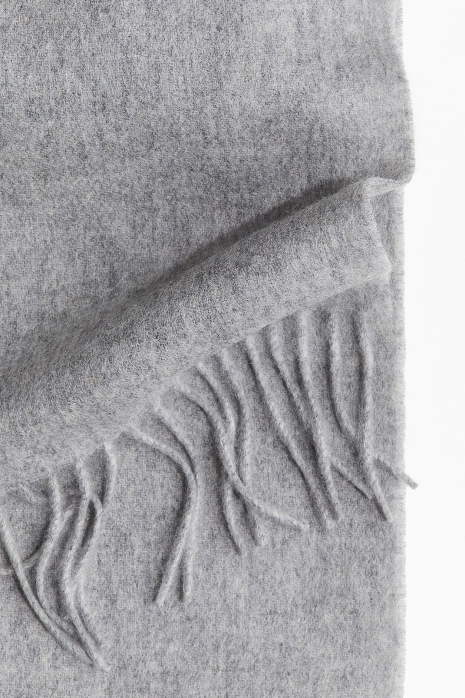 Cashmere scarf - Grey/Black/Dark grey/Dark beige - 4