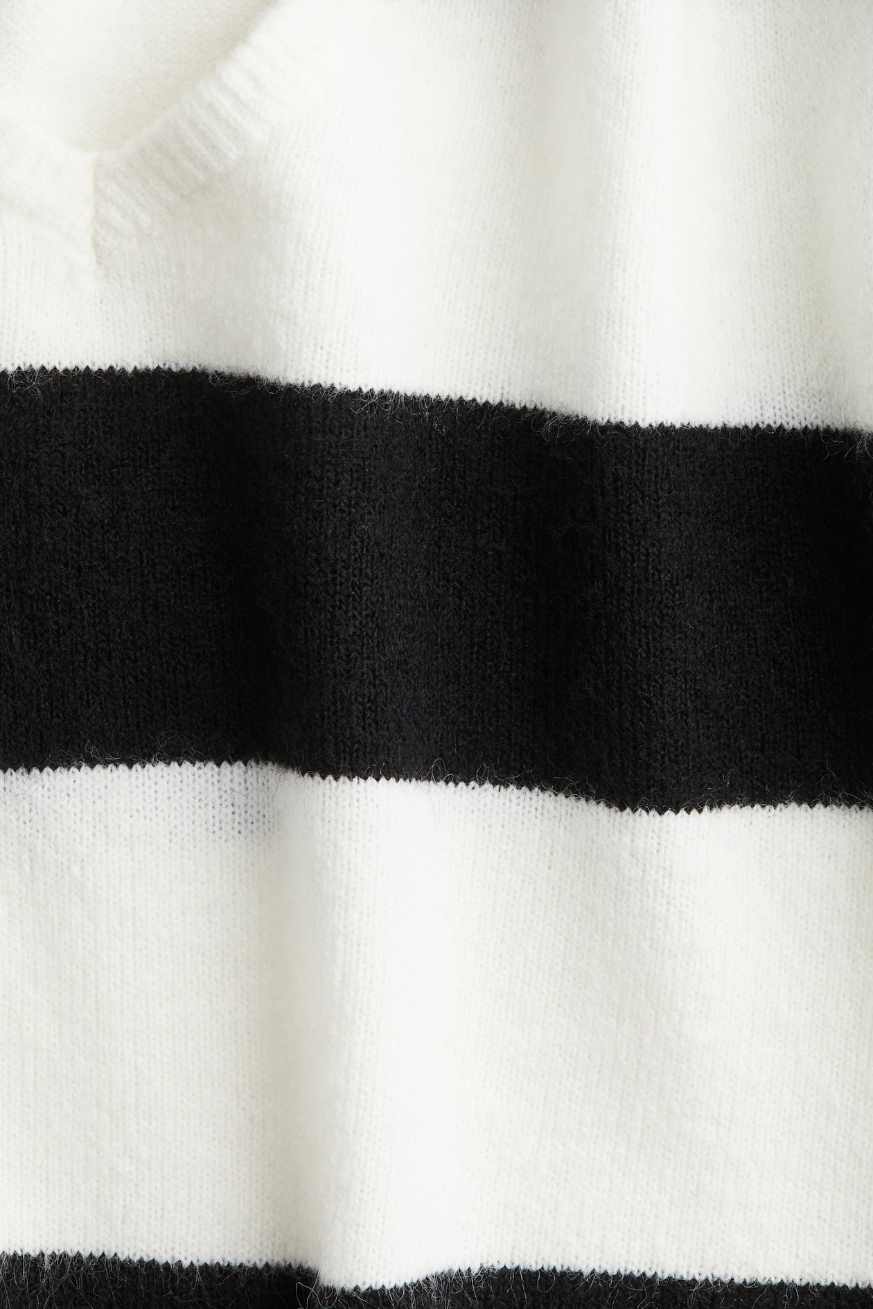 Fine-Knit V-Neck Sweater - image 2