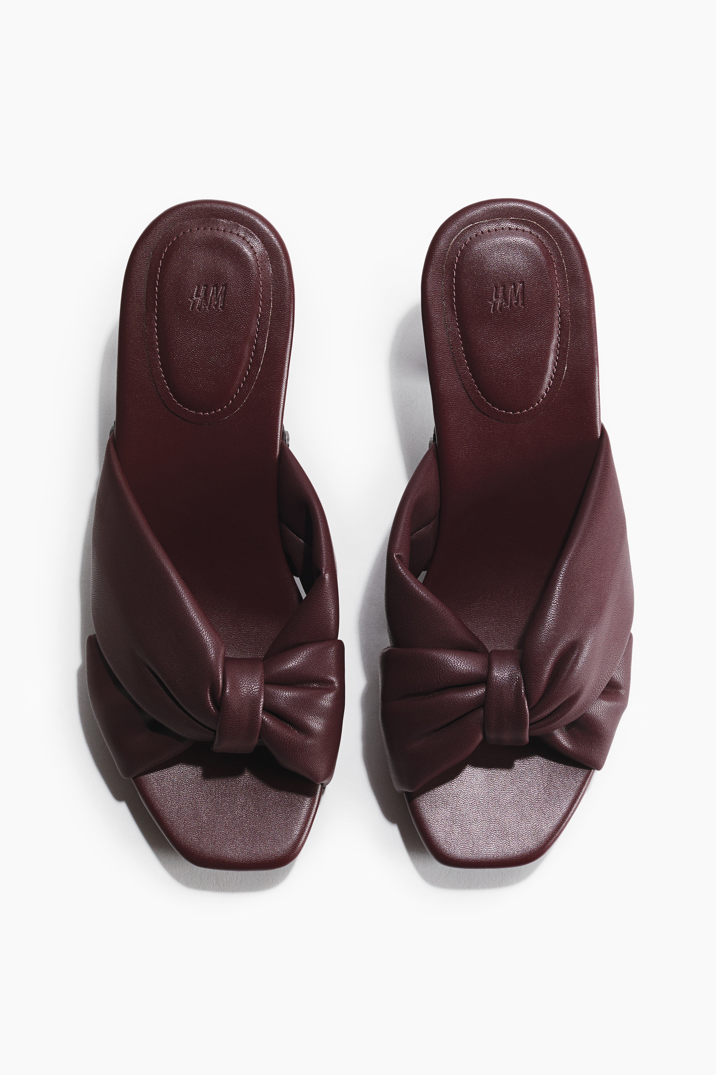 Heeled Clog-Look Sandals by H&M