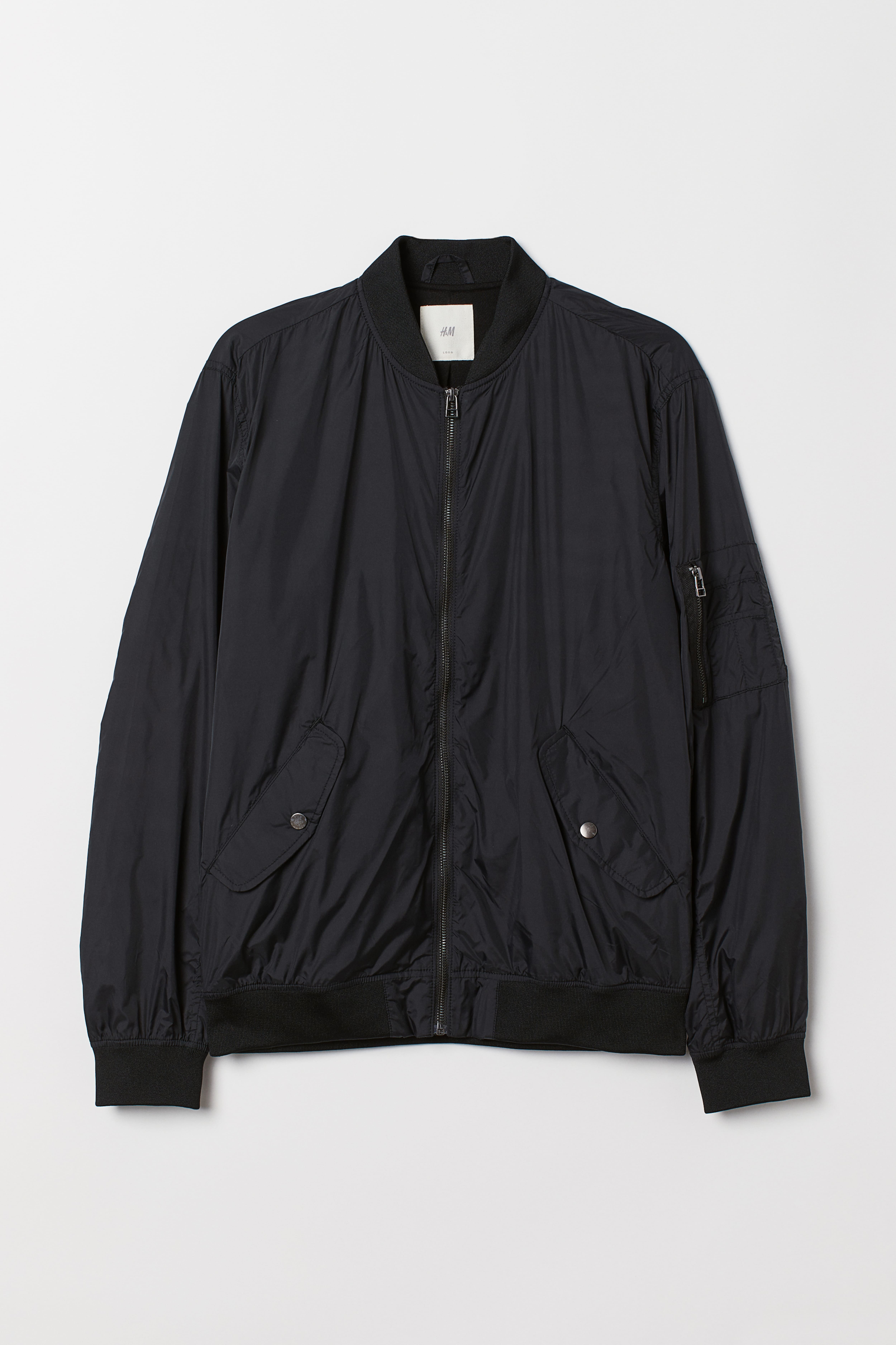 Nylon Bomber Jacket