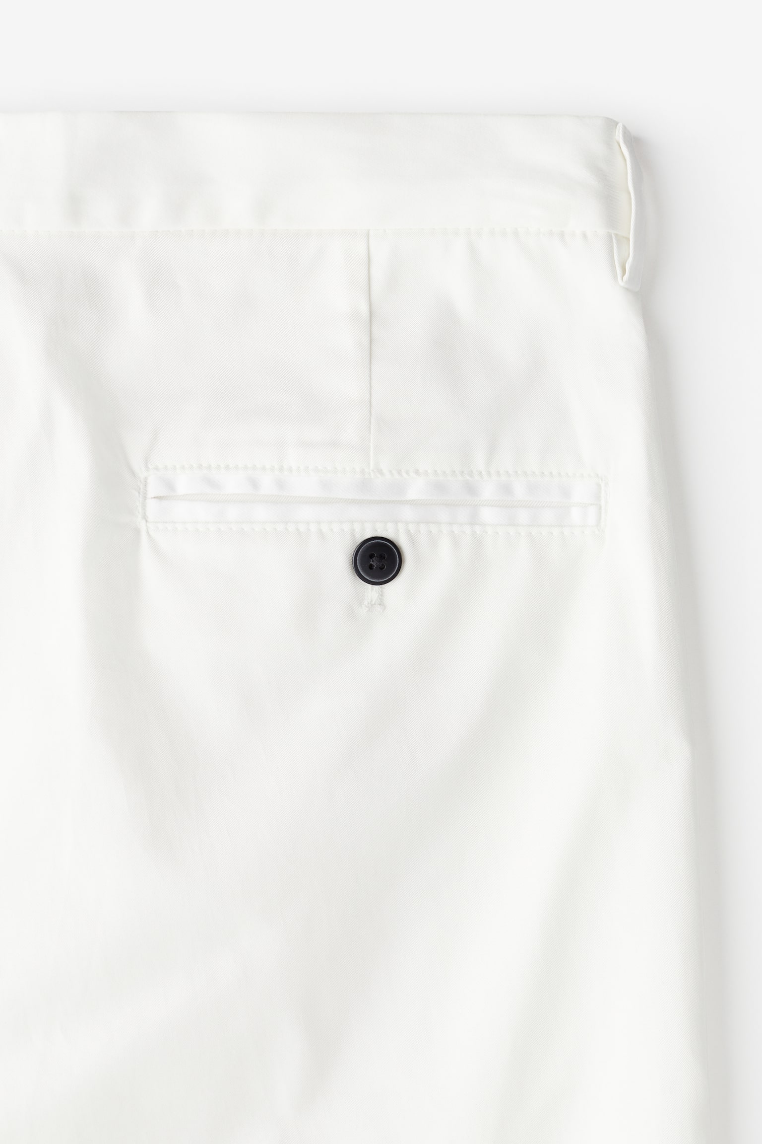 Slim Fit Cotton Pants - White/Navy blue/Black/Light beige - 5