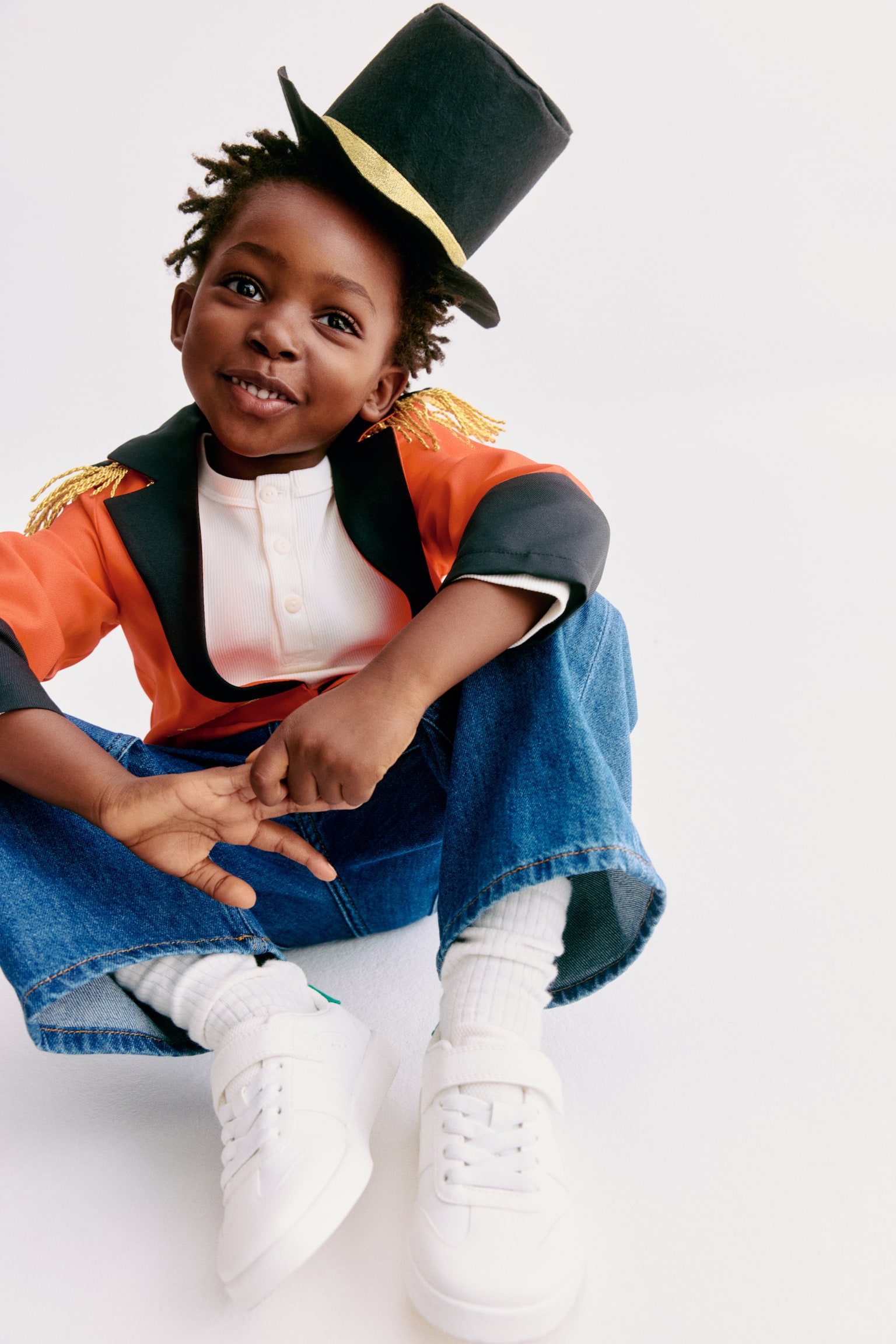 2-piece circus fancy dress set - Red/Circus/Light pink - 3