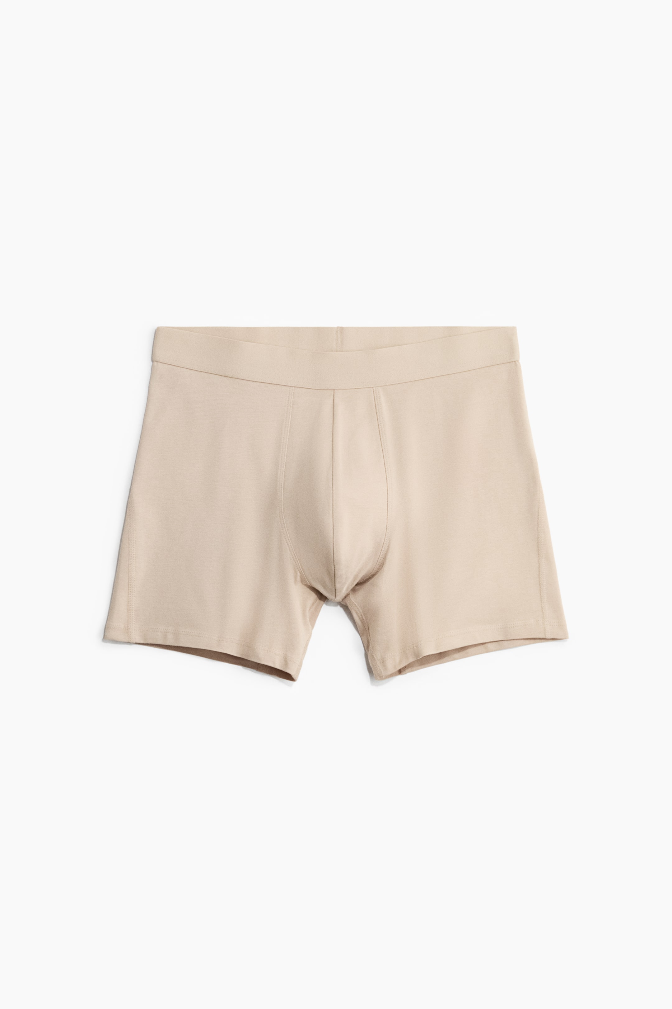 View larger image: 5-pack mid trunks with Lycra® - Beige/Dark brown - Men | H&M SG 2