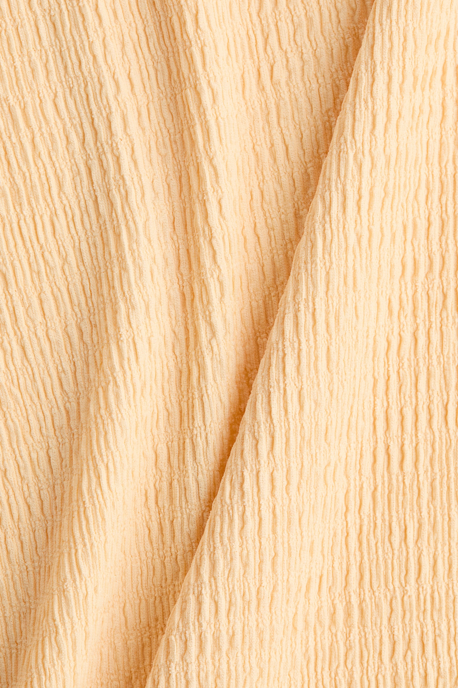 Falda en punto smock - Amarillo claro/Blanco/Lunares/Café oscuro - 2