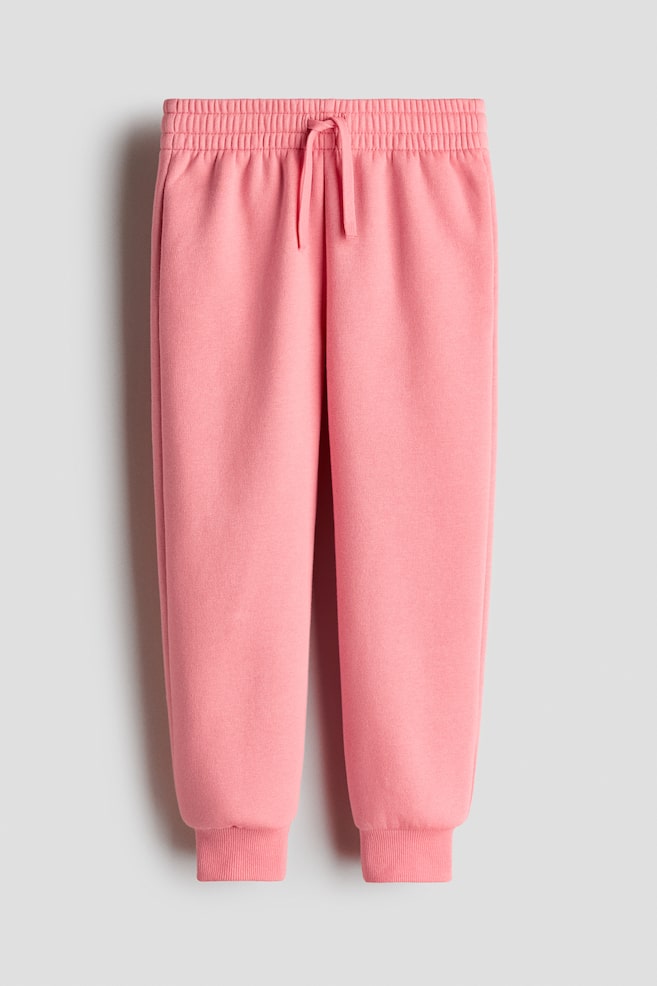 Brushed-inside joggers - Pink/Dark grey/Hearts/Bright pink/Light beige/Light pink/Cherries/White/Hearts/White/Hearts/White/Hearts/Pink/Hearts/Heather purple/Hearts/Powder pink/Light purple/Beige/Leopard print - 1