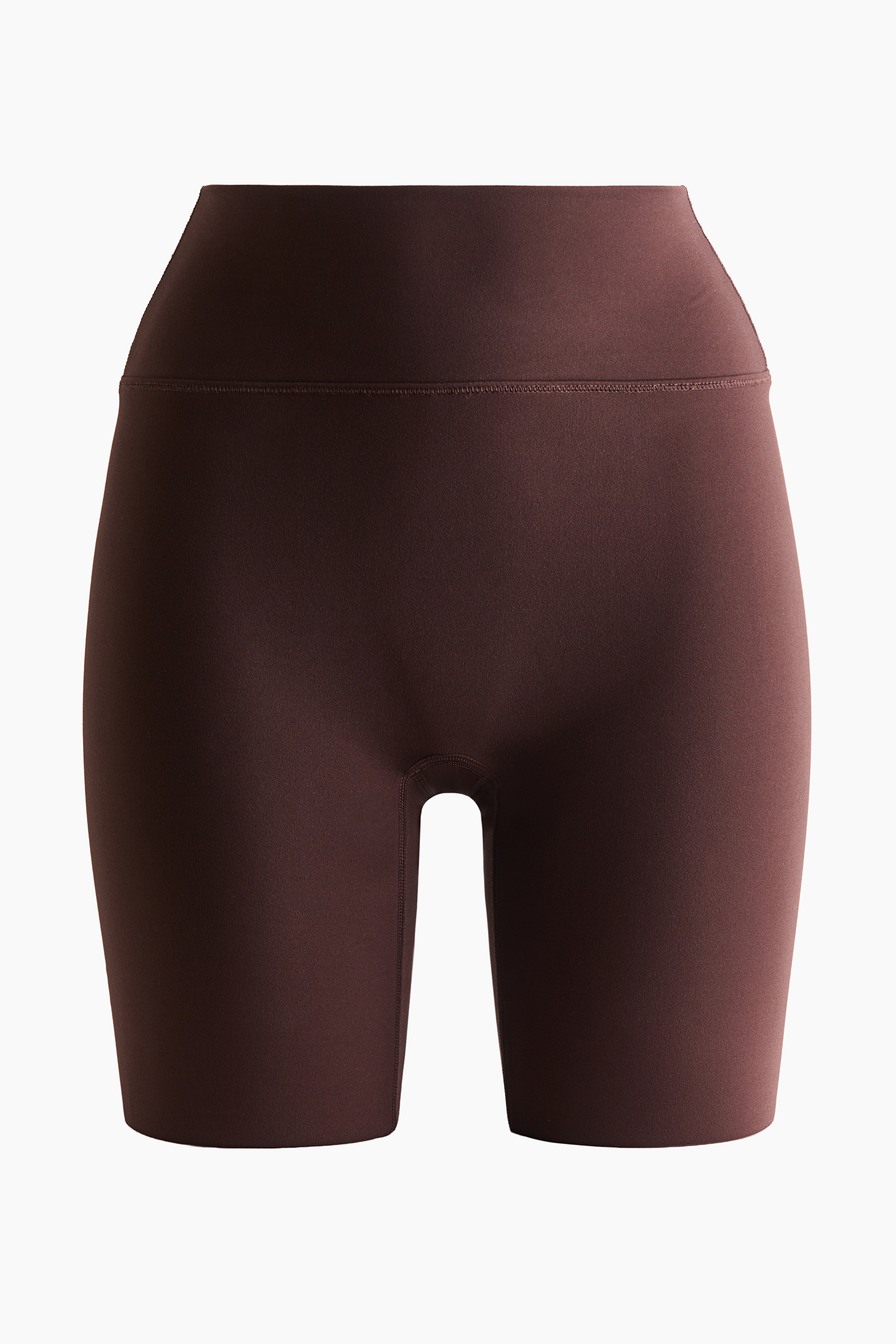 Sports cycling shorts with SoftMove™ - Warm brown/Black