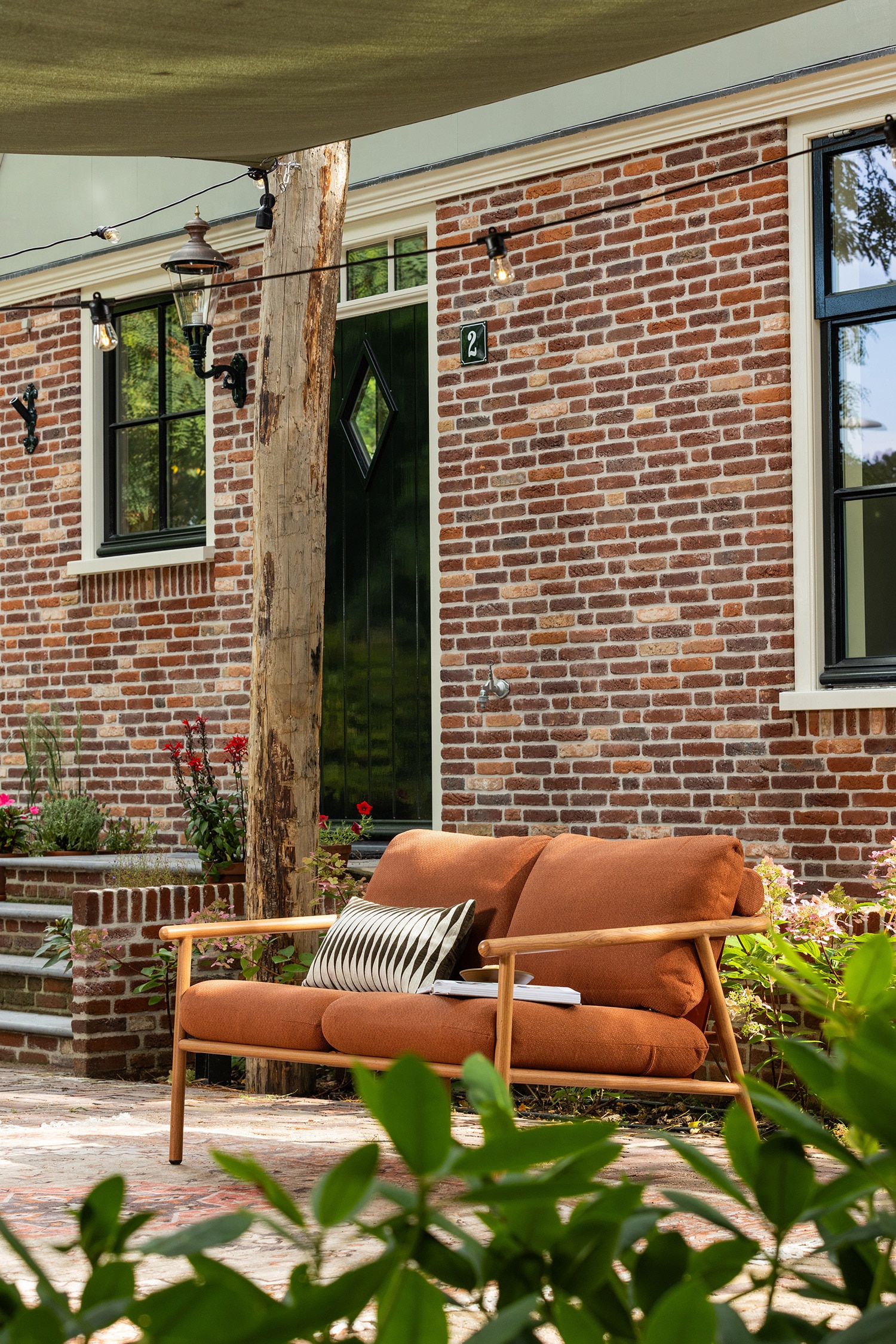 Cavero 2-sitzer Gartenbank - Natürlich