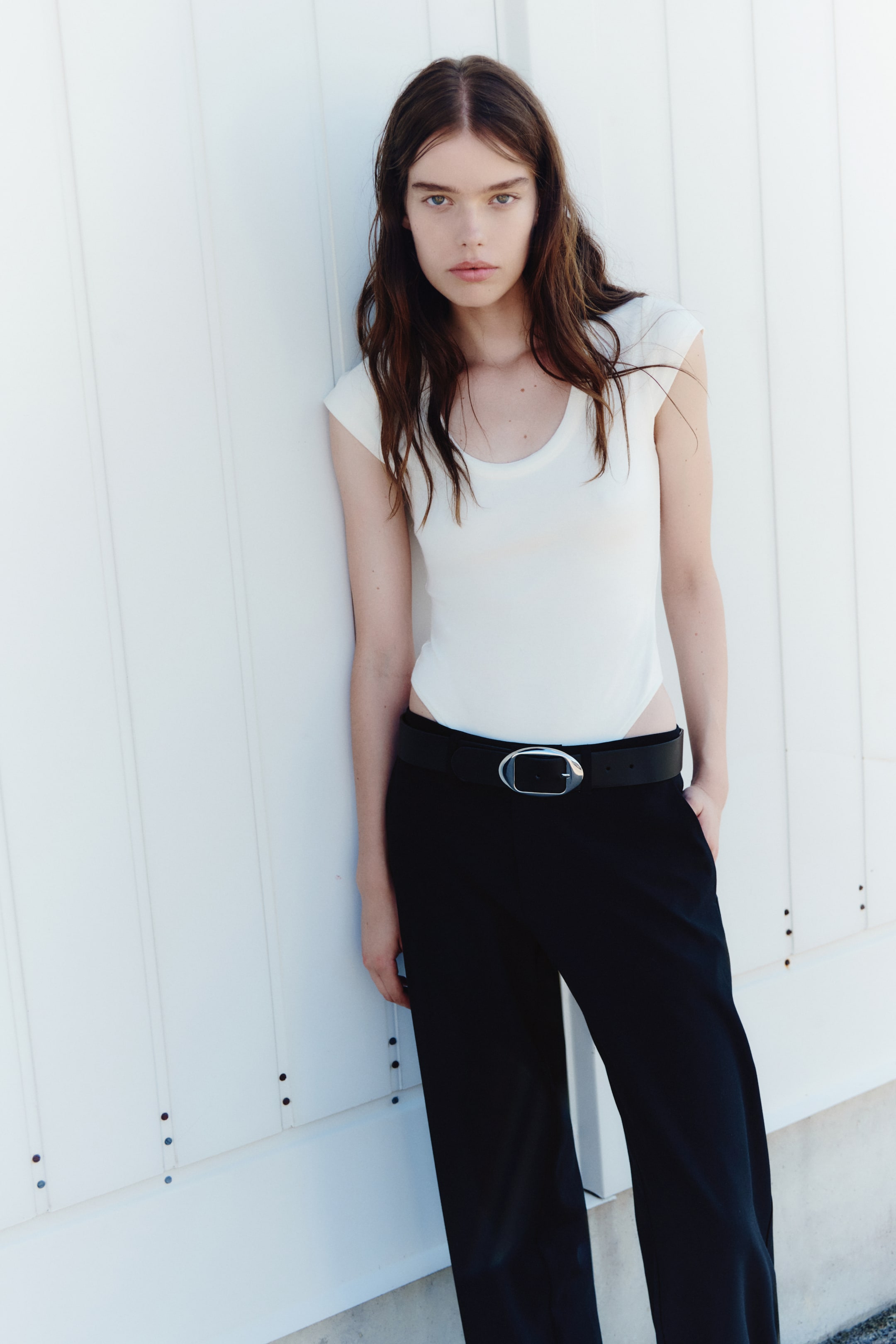 Dressy Barrel-Leg Pants