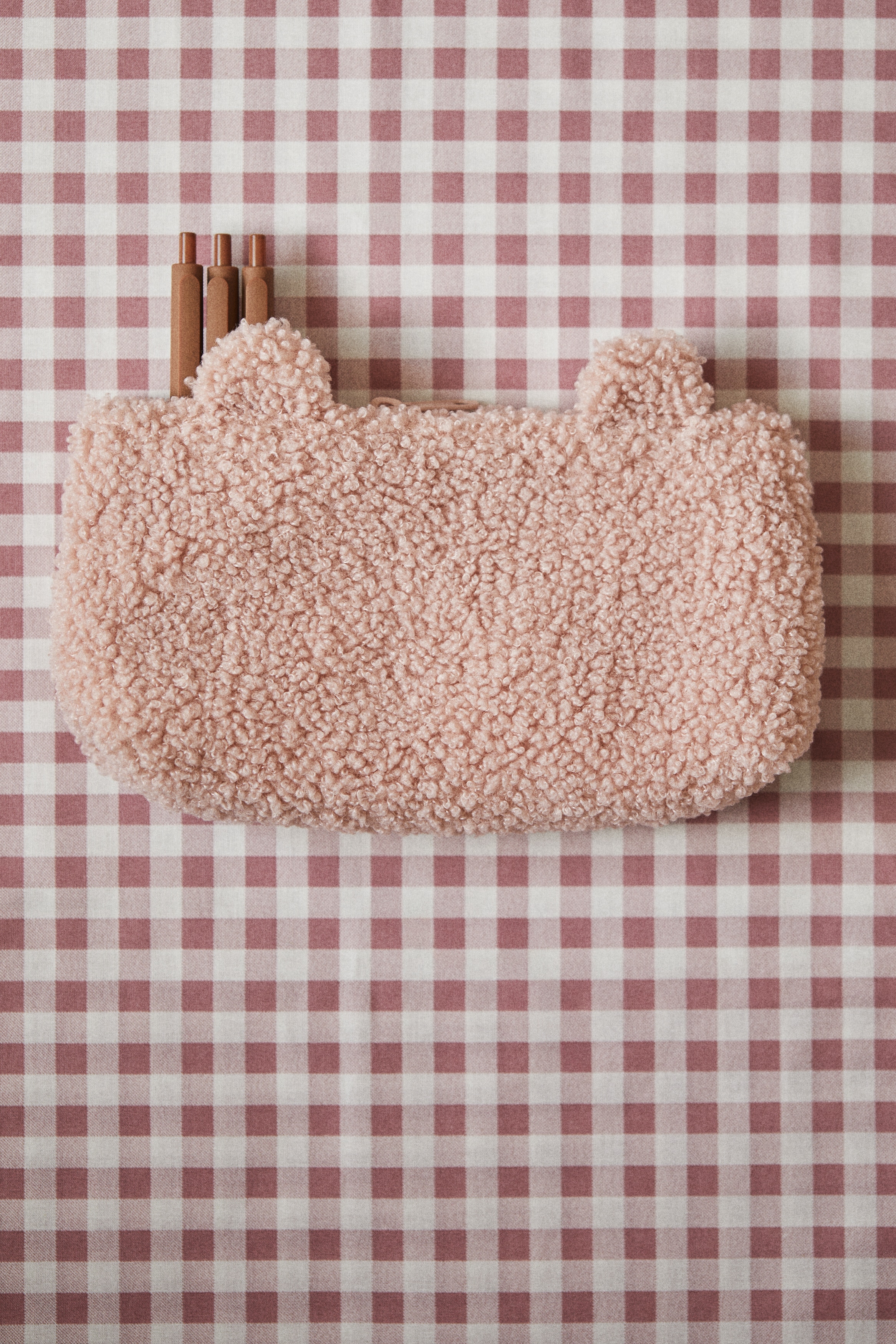 Penar din pluș - Roz-prăfuit