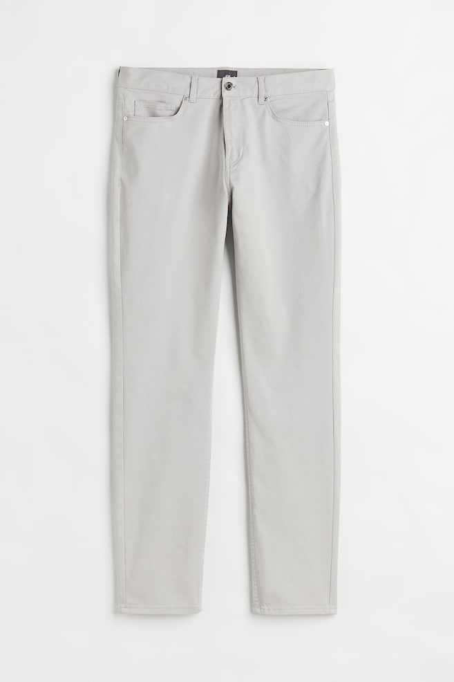 Slim Fit Cotton twill trousers - Light grey/Black/Navy blue/Dark grey/dc/dc - 2