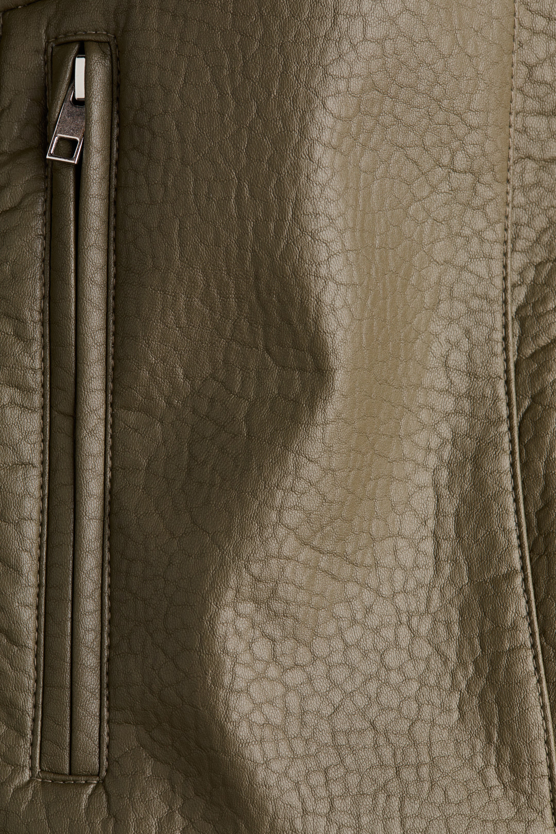 Coated Bomber Jacket