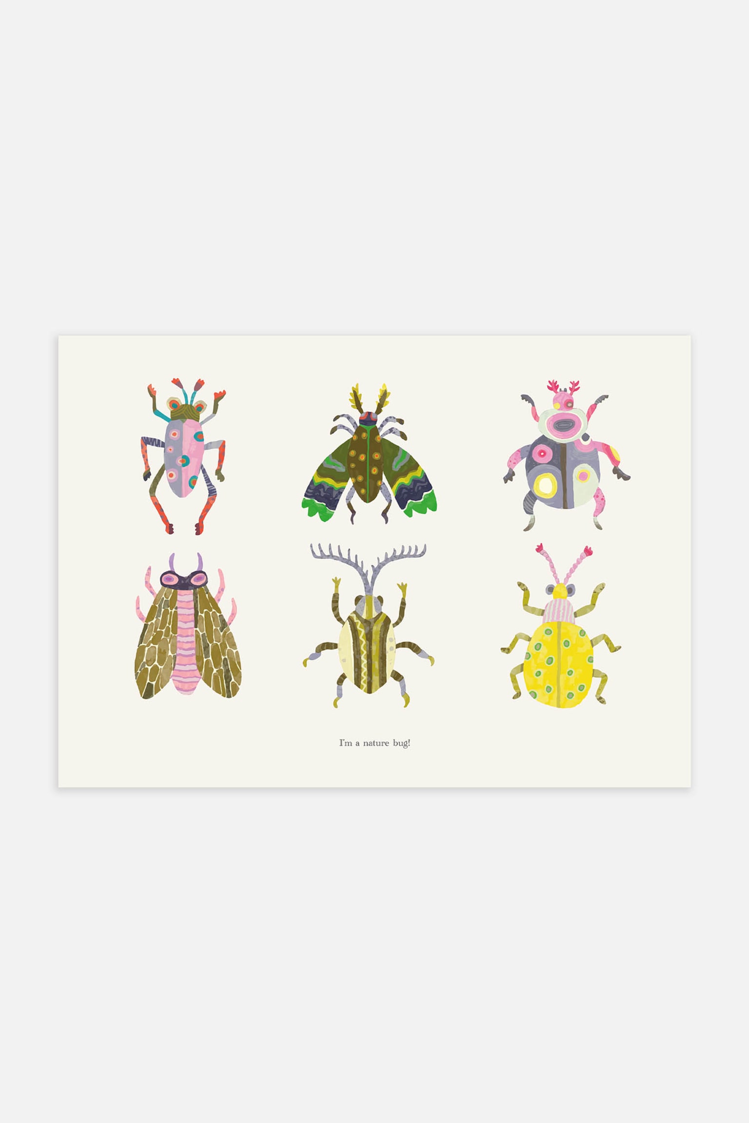 Nature Bug Poster - Beige - 1