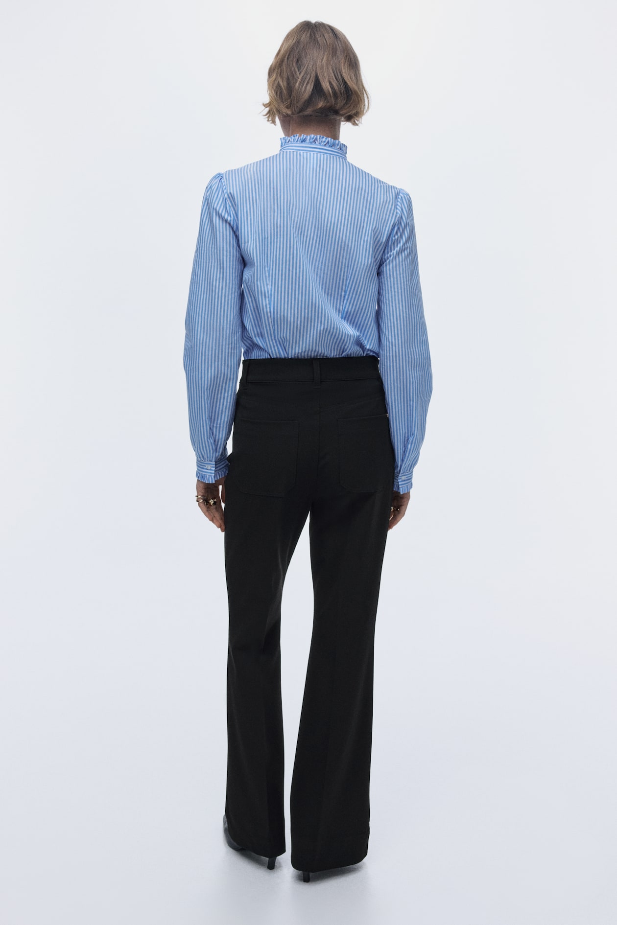 Flared Twill Pants - image 5