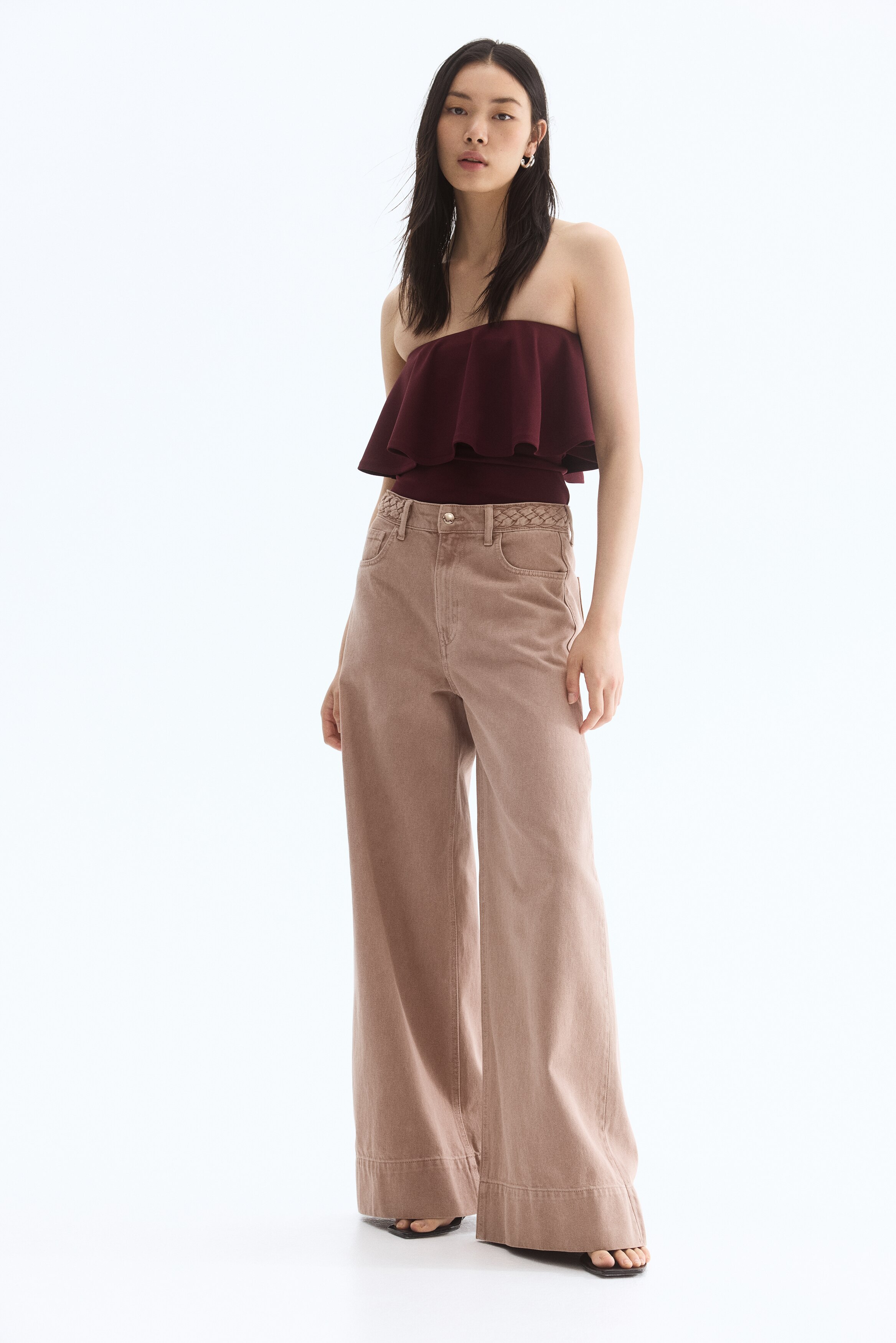 Wide High Jeans